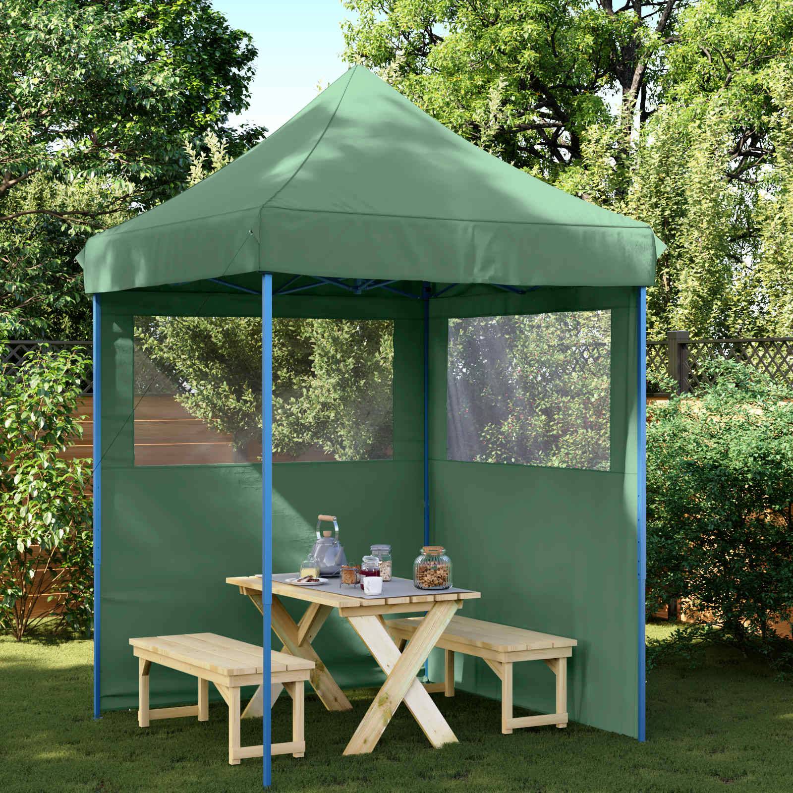 vidaXL Party-Zelt Grün 200 x 200 x 306 cm Oxford-Stoff