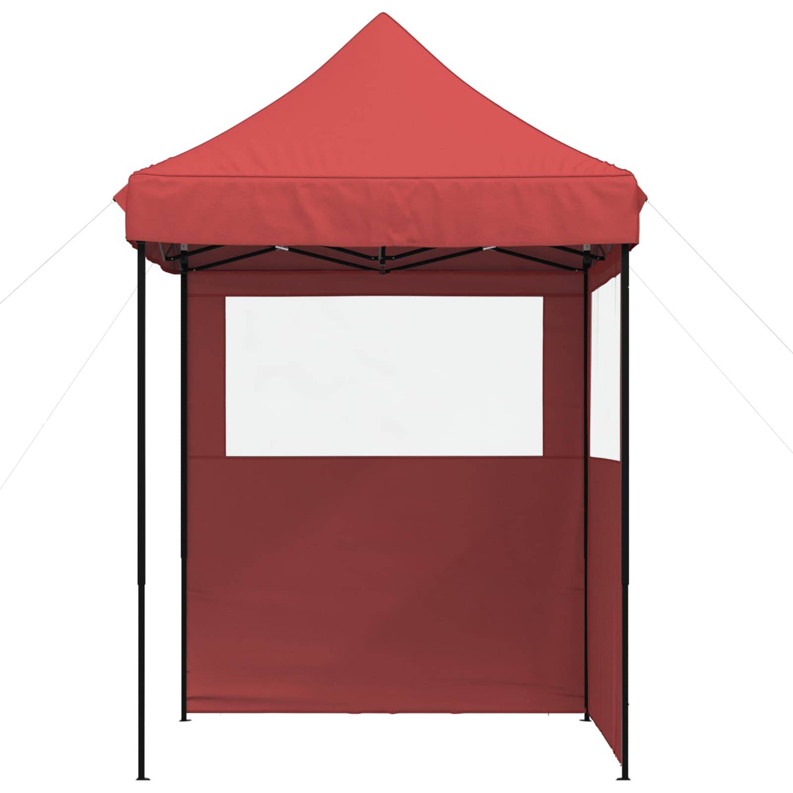 vidaXL Party-Zelt Bordeauxrot 200 x 200 x 306 cm Oxford-Stoff