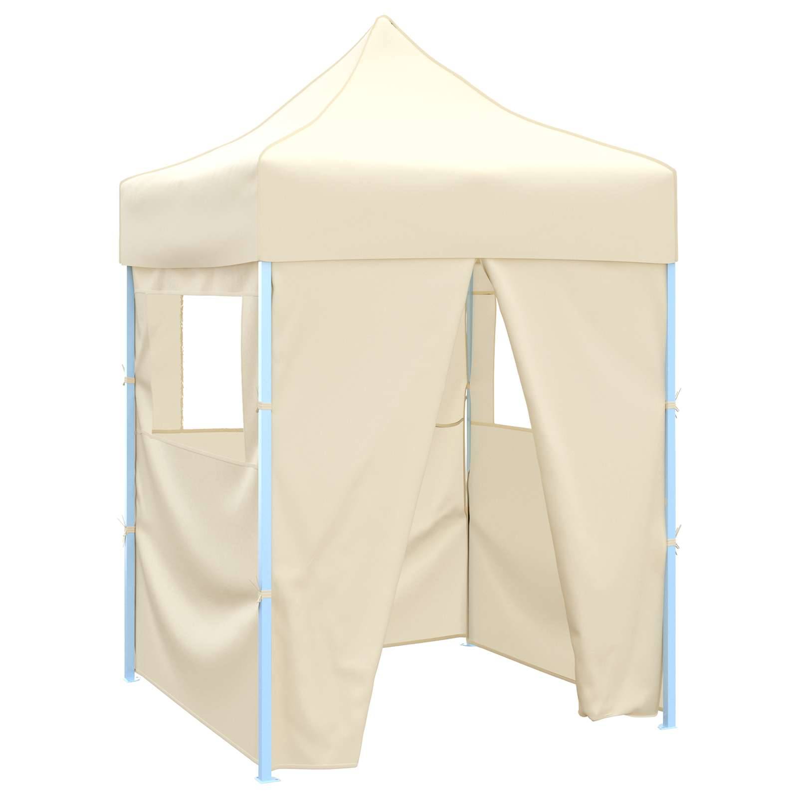 vidaXL Party-Zelt Creme 200 x 200 x 315 cm Oxford-Stoff