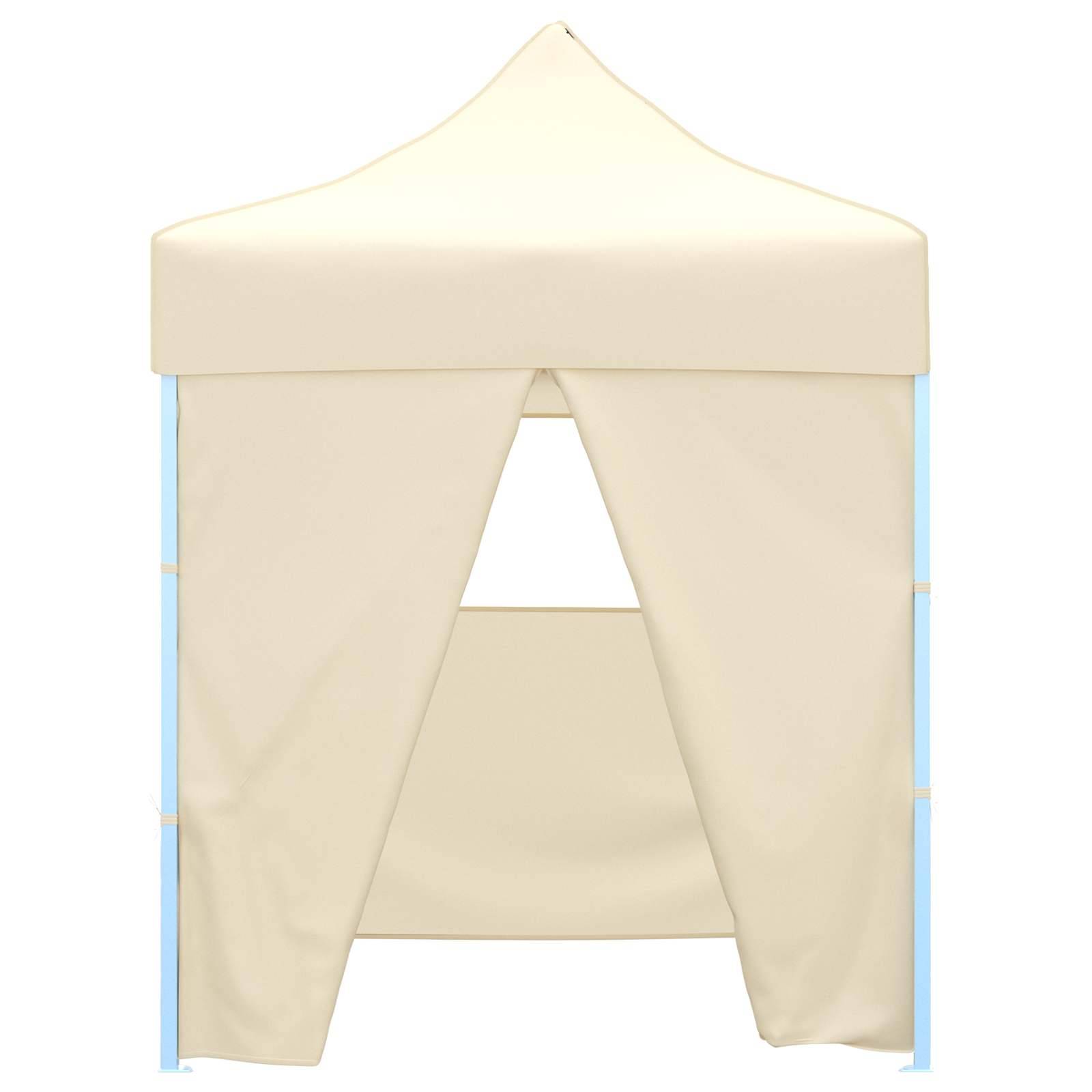 vidaXL Party-Zelt Creme 200 x 200 x 315 cm Oxford-Stoff