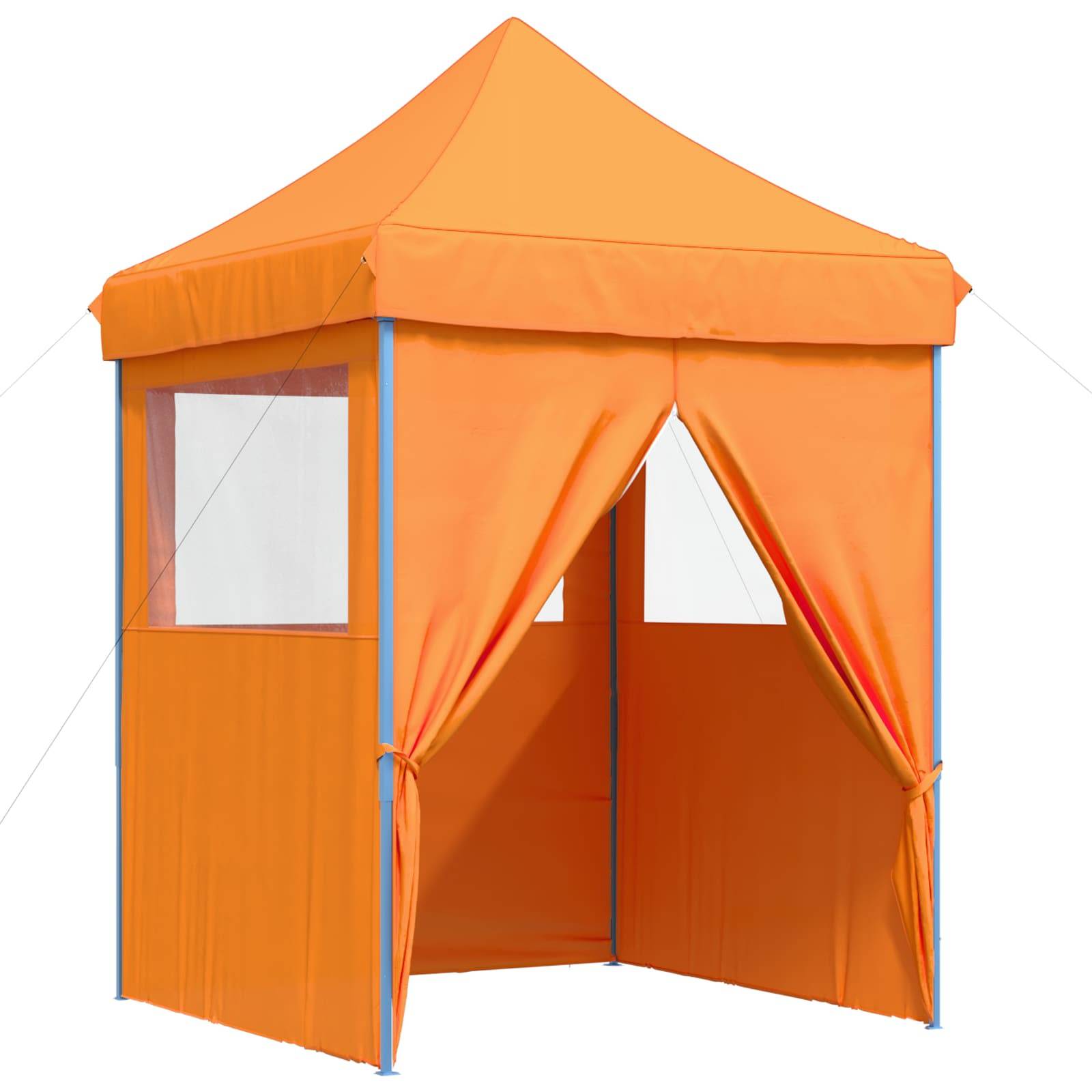 vidaXL Party-Zelt Orange 200 x 200 x 306 cm Oxford-Stoff