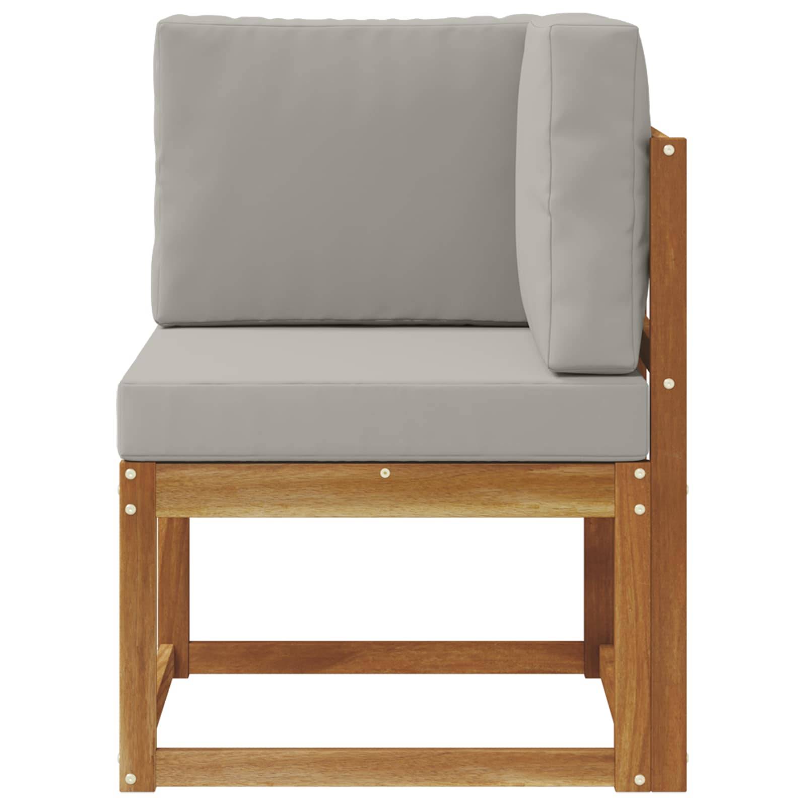 vidaXL Outdoor Ecksofa Massivholz Akazie