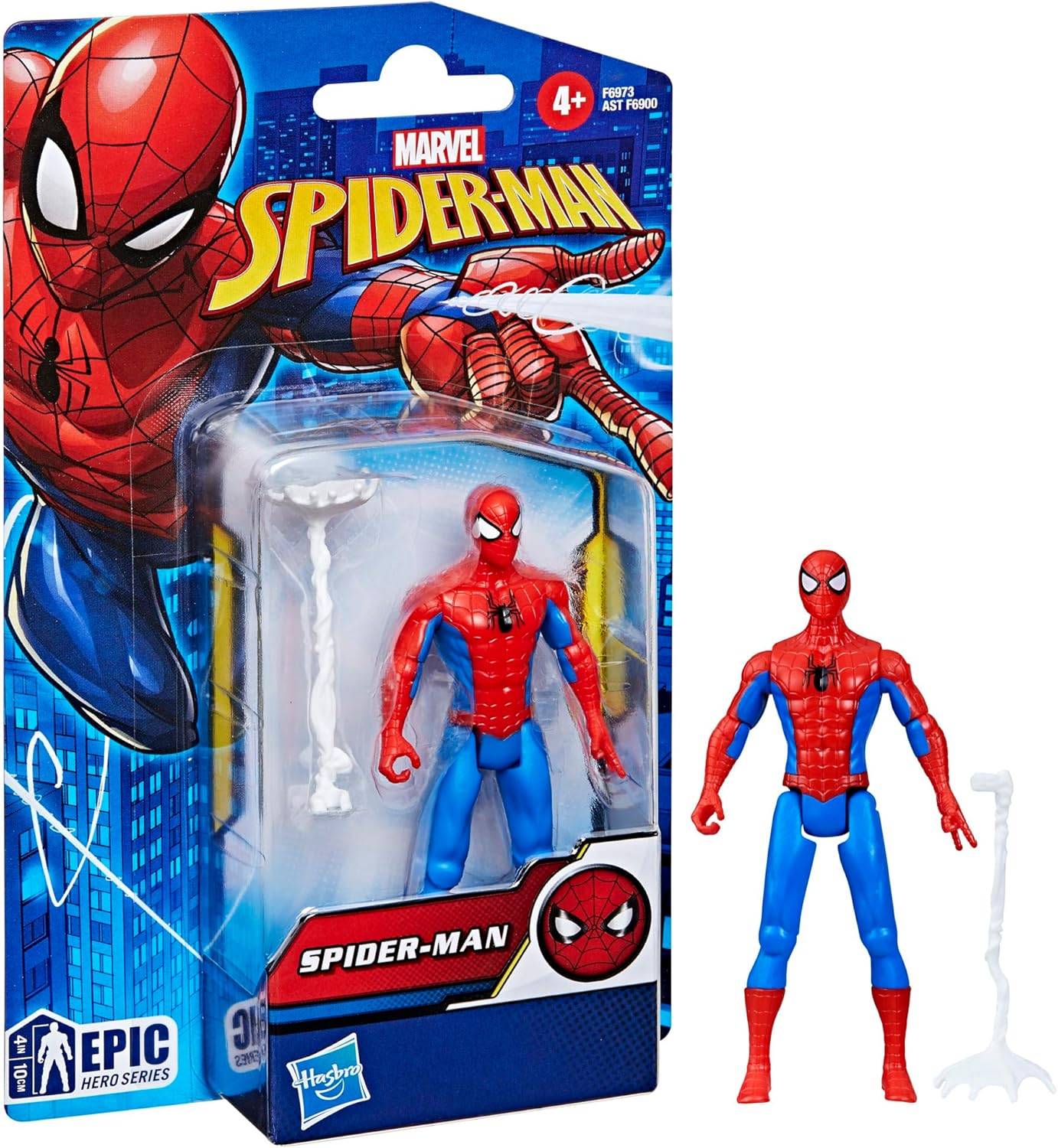 Marvel Spider-Man Epic Hero Series 10 cm große Spider-Man Action Figur 3+