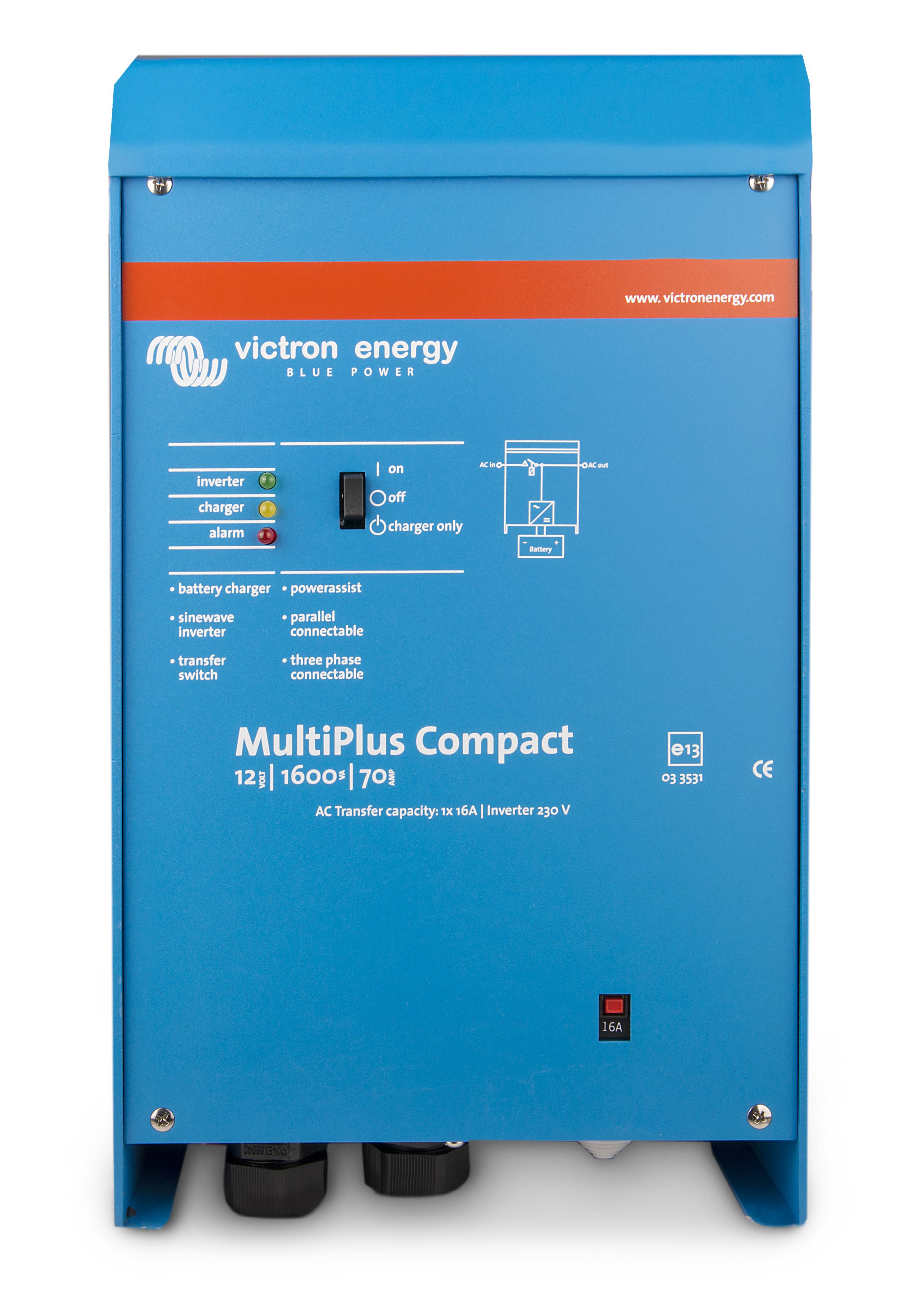 MultiPlus Compact 12/2000/80-50 120V VE.Bus (UL 458)