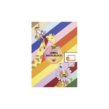 folia Jumbo Bastelblock, 230 x 330 mm, 50 Blatt, 25 Farben