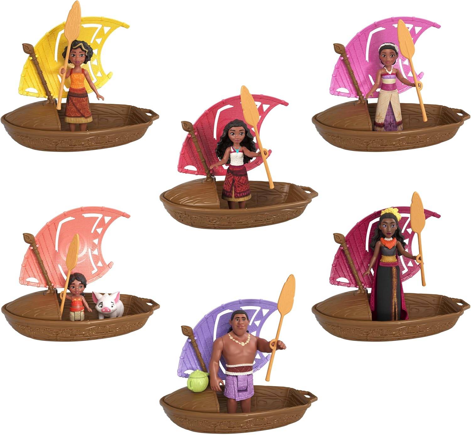 Mattel Disney Vaiana 2 Wunder der Seefahrt Spielzeugset kleine Puppe JBT68 3+