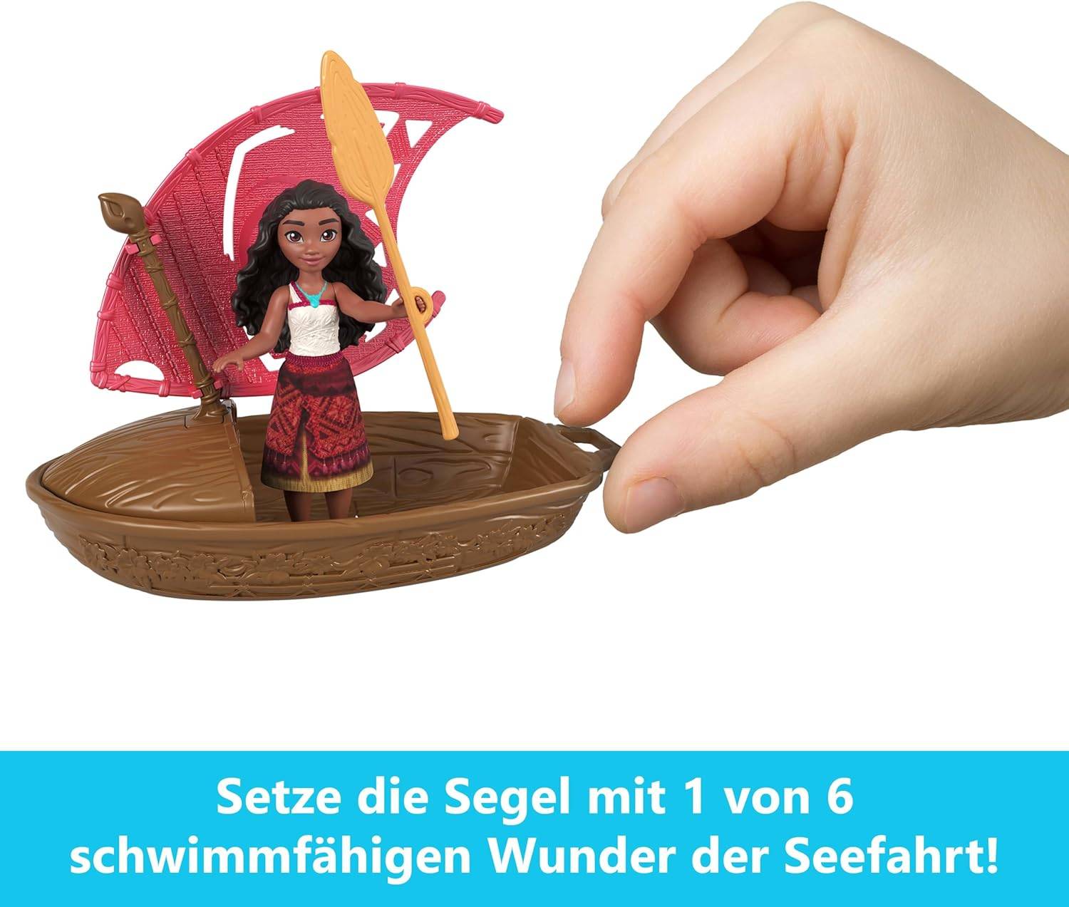Mattel Disney Vaiana 2 Wunder der Seefahrt Spielzeugset kleine Puppe JBT68 3+