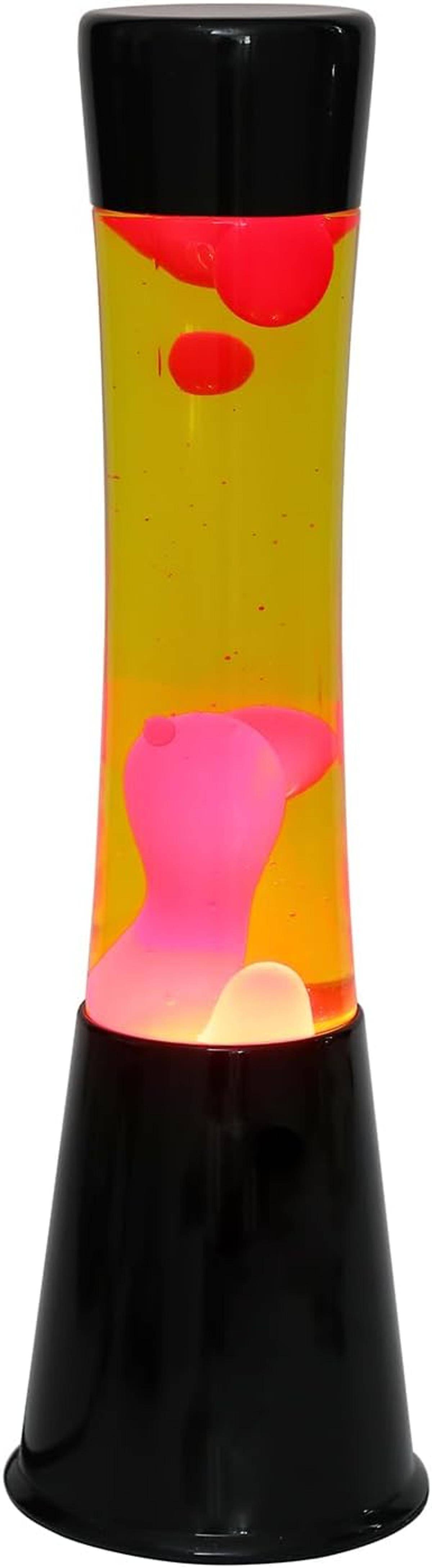 I-TOTAL® Lavalampe Magie Lavaspektakel Einzigartiges für Ihr Zuhause grün/gelb