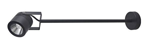 5012 LED Ausleger Außenstrahler sw. IP65