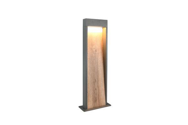 546960135 LED Poller Holzoptik