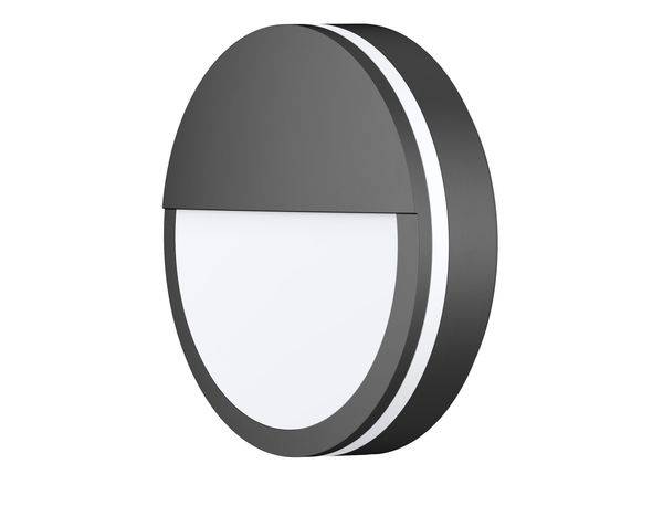 9085 LED Wandleuchte anthrazit rund