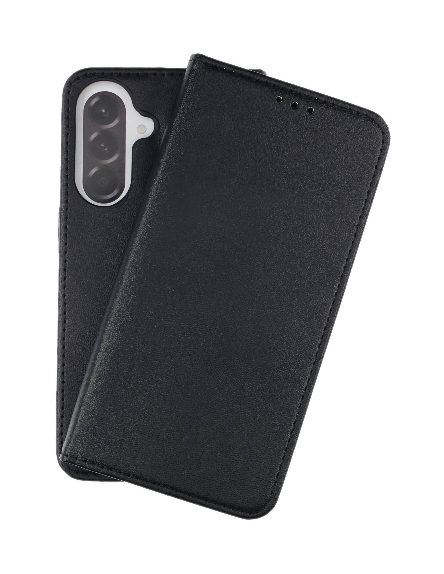 JAMCOVER Bookcase Smooth & Safe Schwarz für Samsung Galaxy A37 5G