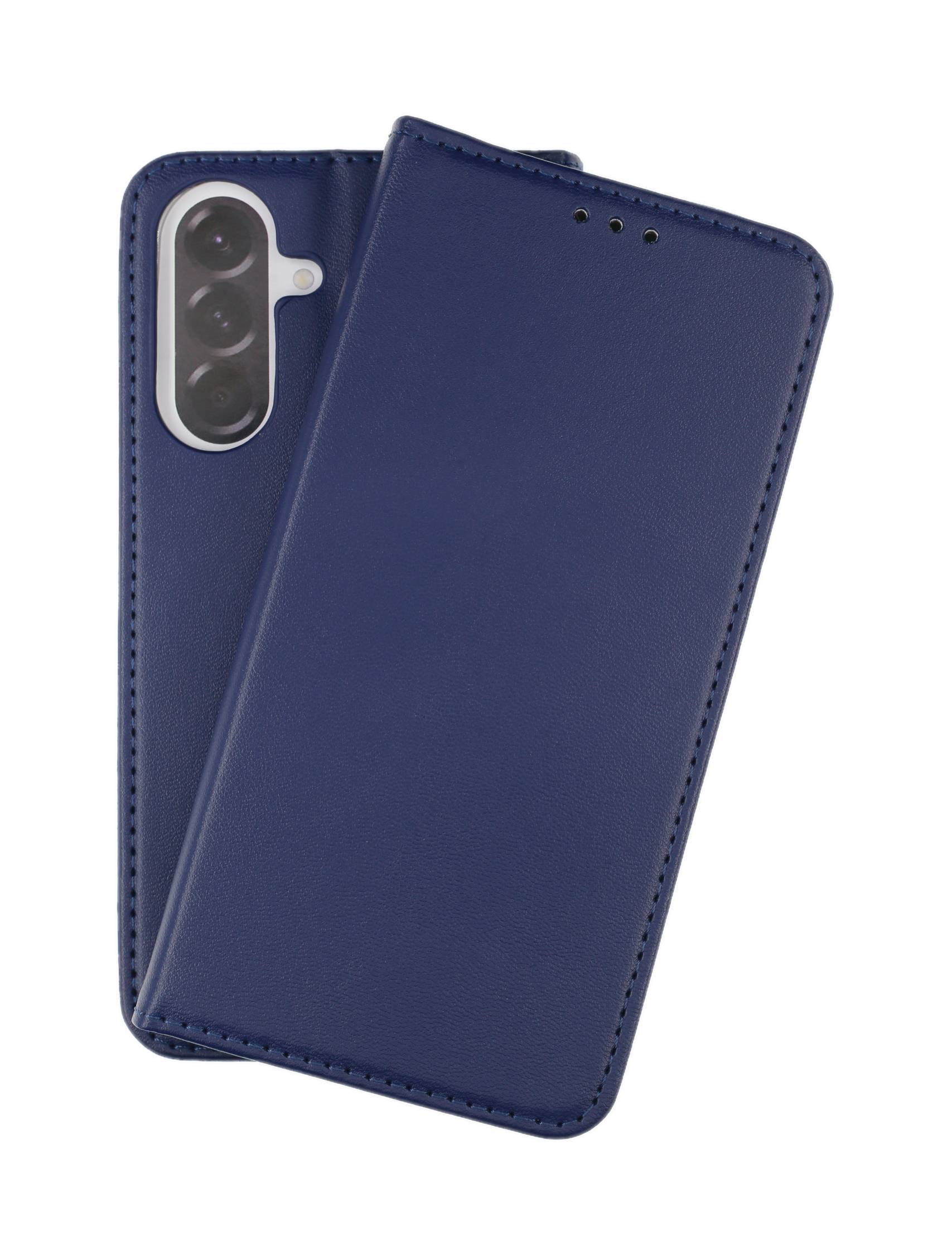 JAMCOVER Bookcase Smooth & Safe Marineblau für Samsung Galaxy A37 5G