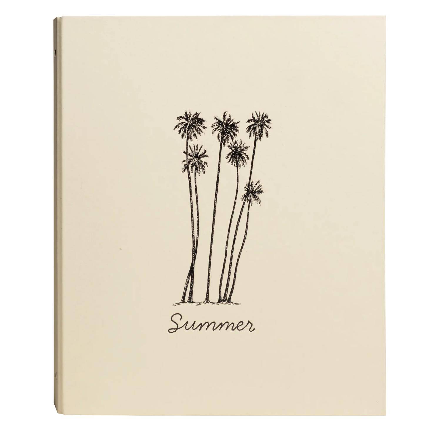 Exacompta Fotoordner A4, 60 Seiten/30 Bl schwarz, - Pastellgelb 17047E