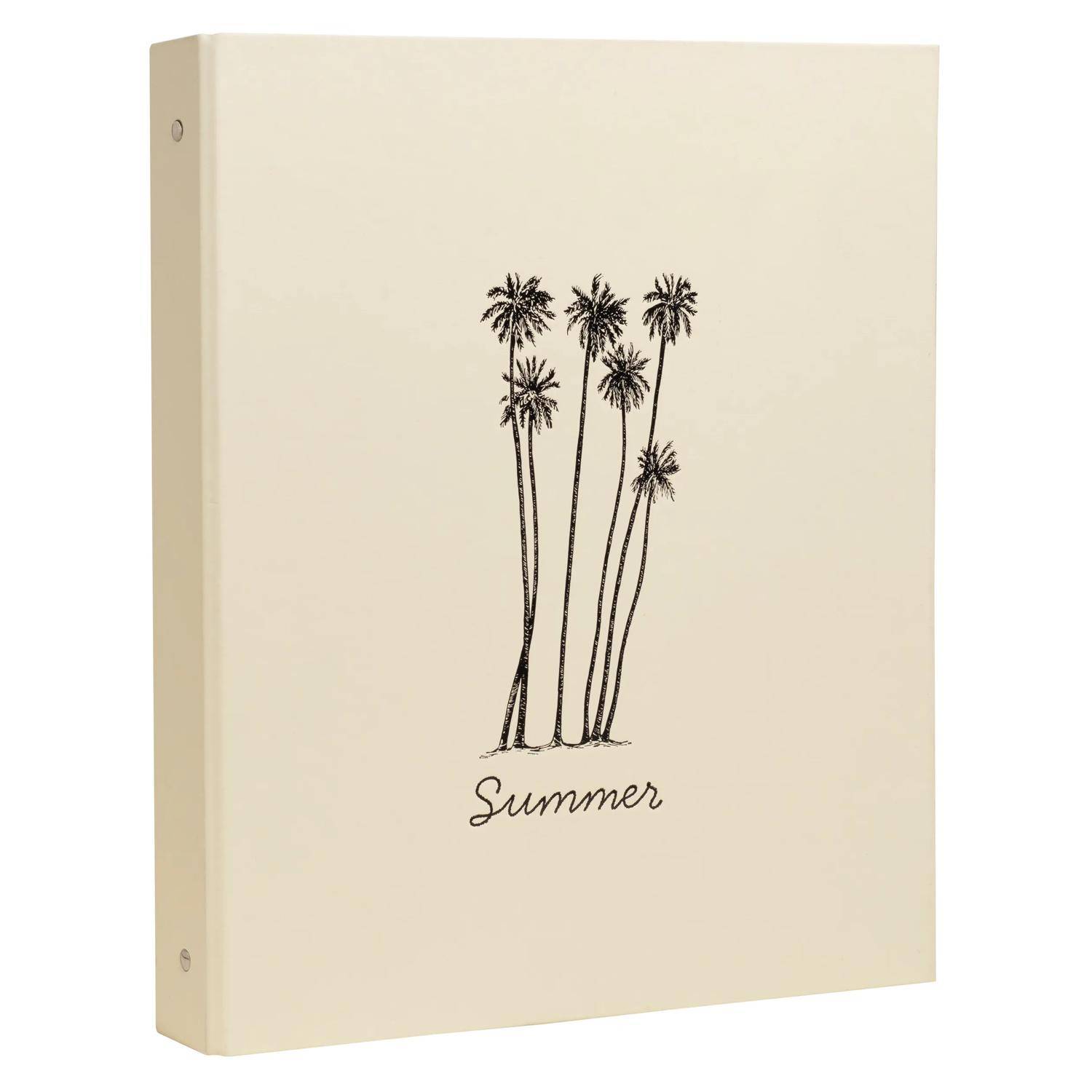 Exacompta Fotoordner A4, 60 Seiten/30 Bl schwarz, - Pastellgelb 17047E