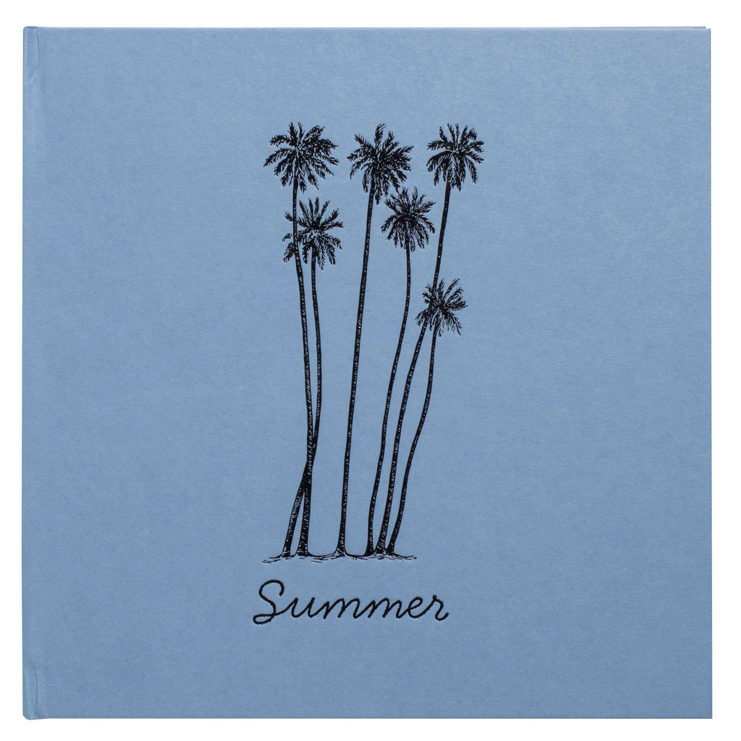 Exacompta Fotoalbum 30 Seiten/15 Bl schwarz, 25x25 cm, - Eisblau 16345E