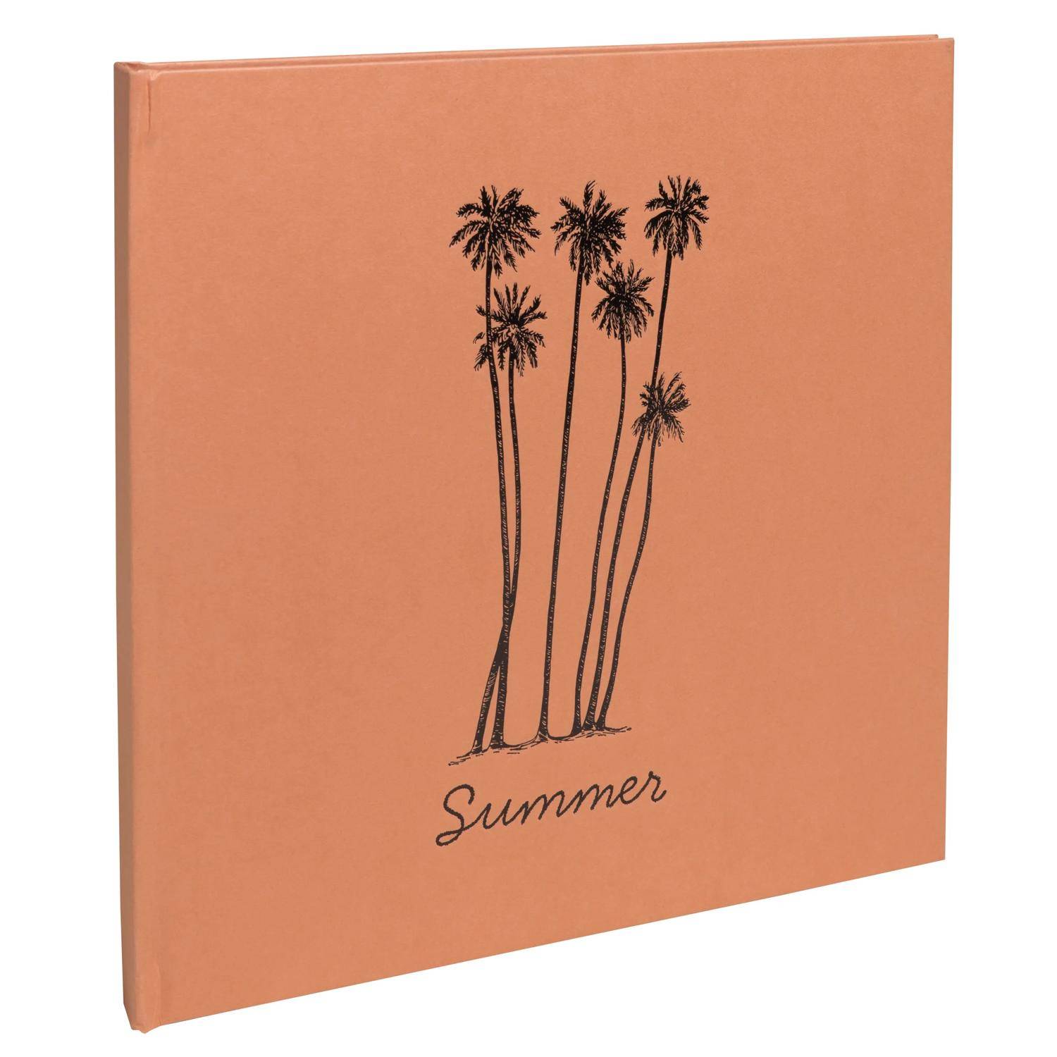 Exacompta Fotoalbum 30 Seiten/15 Bl schwarz, 25x25 cm, - Orange 16346E