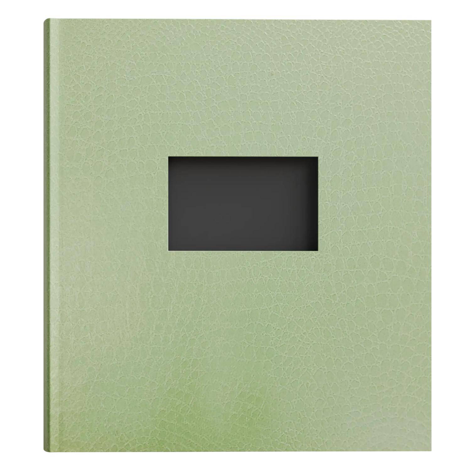 Exacompta Spiralfotoalbum 60 Seiten/30 Bl schwarz, 29x32 cm, Grüntürkis 16009E