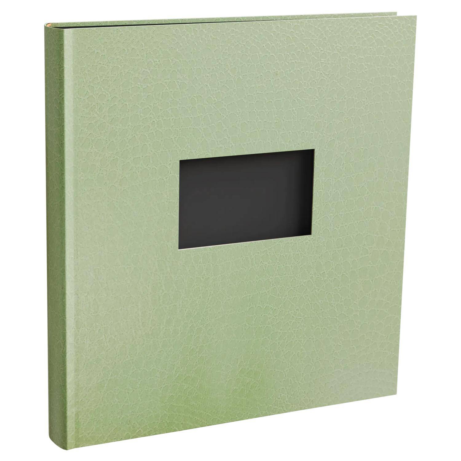 Exacompta Spiralfotoalbum 60 Seiten/30 Bl schwarz, 29x32 cm, Grüntürkis 16009E