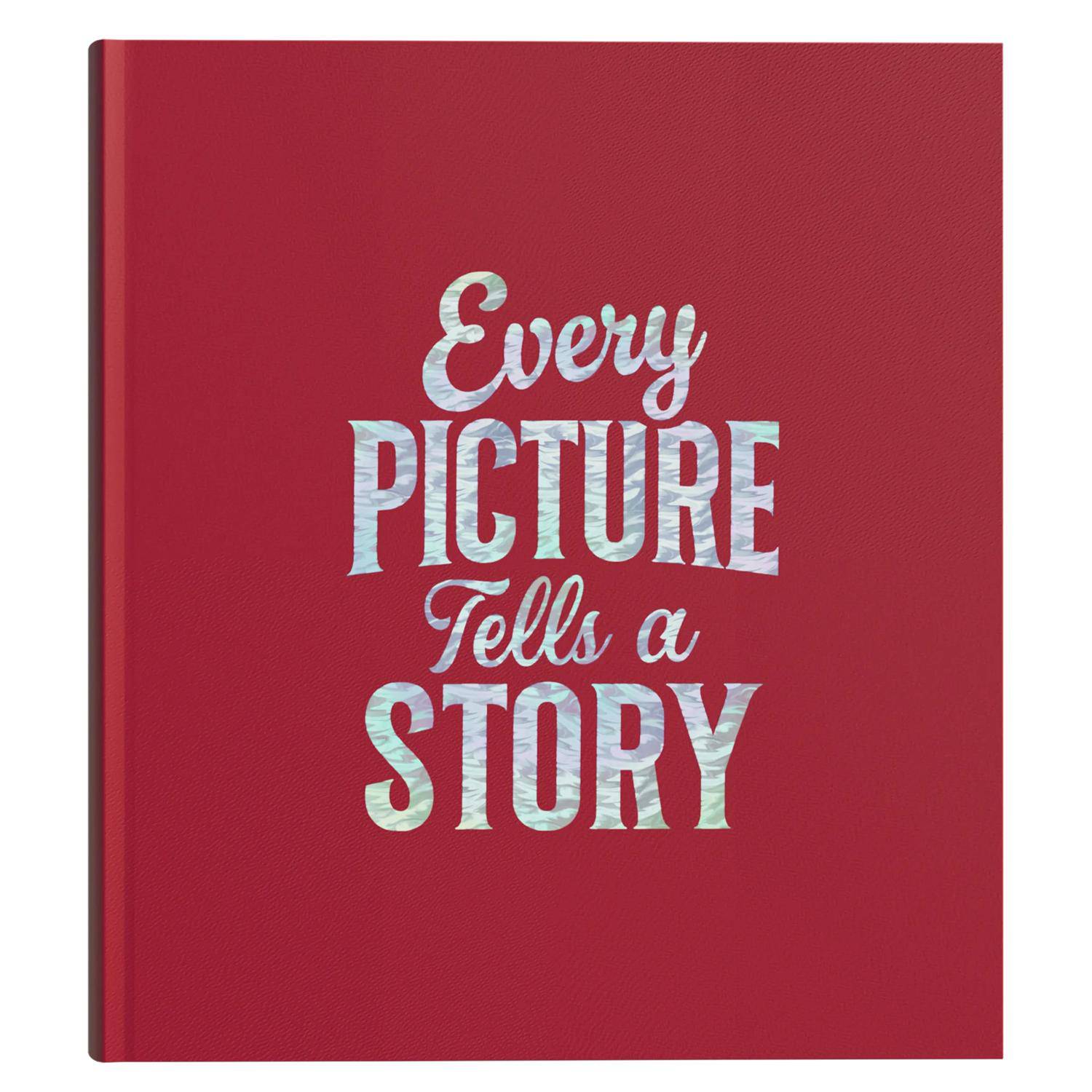 Exacompta Spiralfotoalbum 60 Seiten/30 Bl schwarz, 29x32 cm, Letter - Rot 16091E