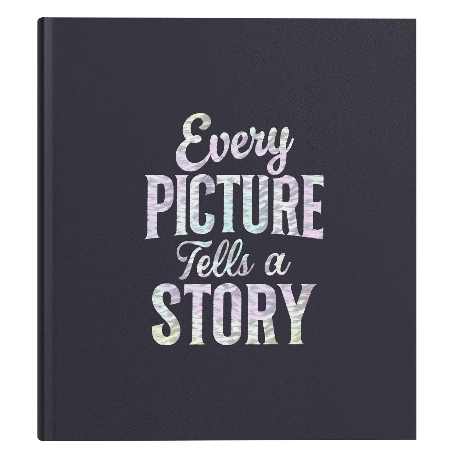 Exacompta Spiralfotoalbum 60 Seiten/30 Bl schwarz, 29x32 cm, - Blau 16092E