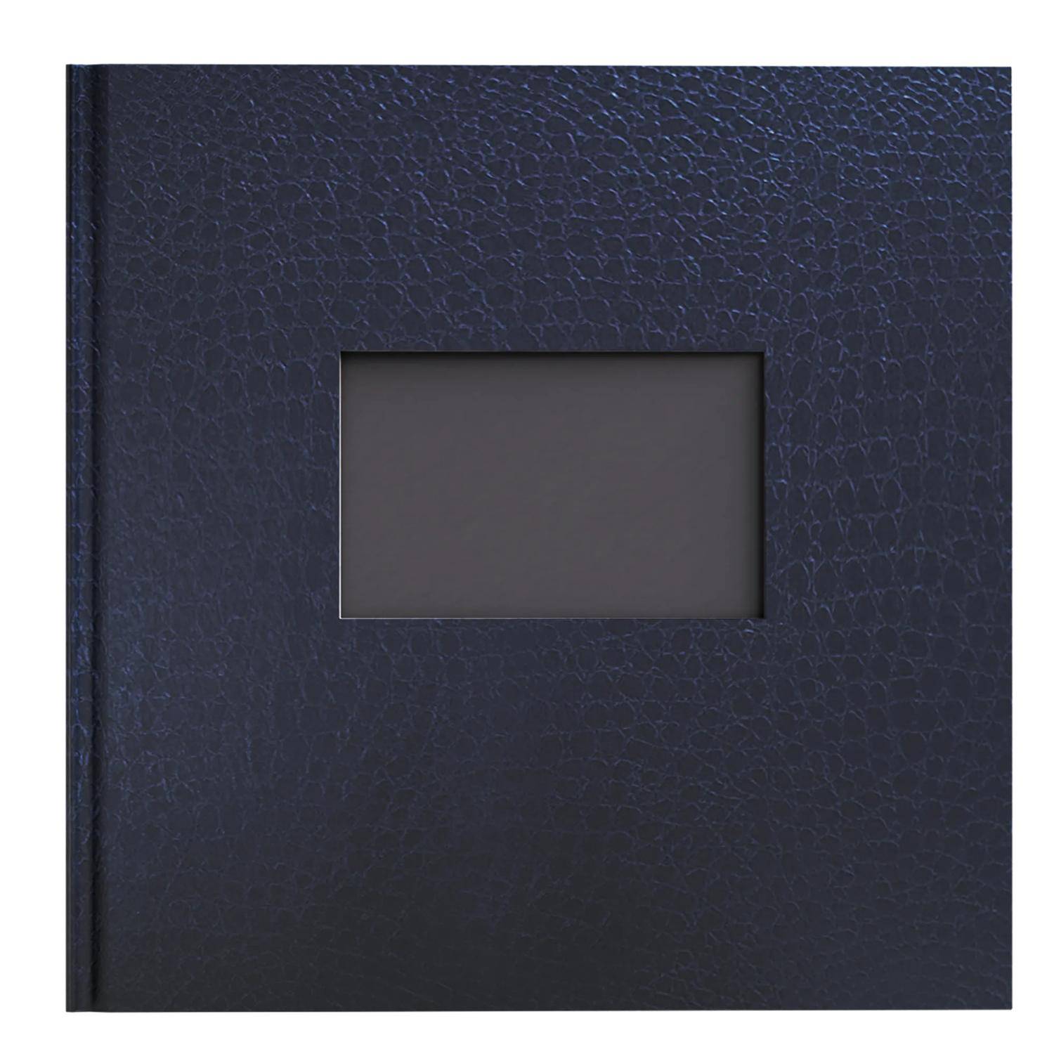 Exacompta Fotoalbum 30 Seiten/15 Bl schwarz, 25x25 cm, - Nachtblau 16108E