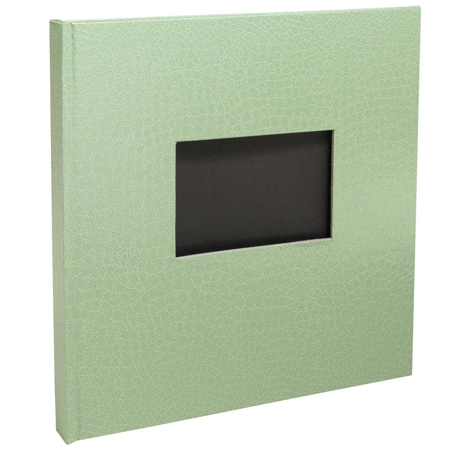 Exacompta Fotoalbum 30 Seiten/15 Bl schwarz, 25x25 cm, - Grüntürkis 16109E