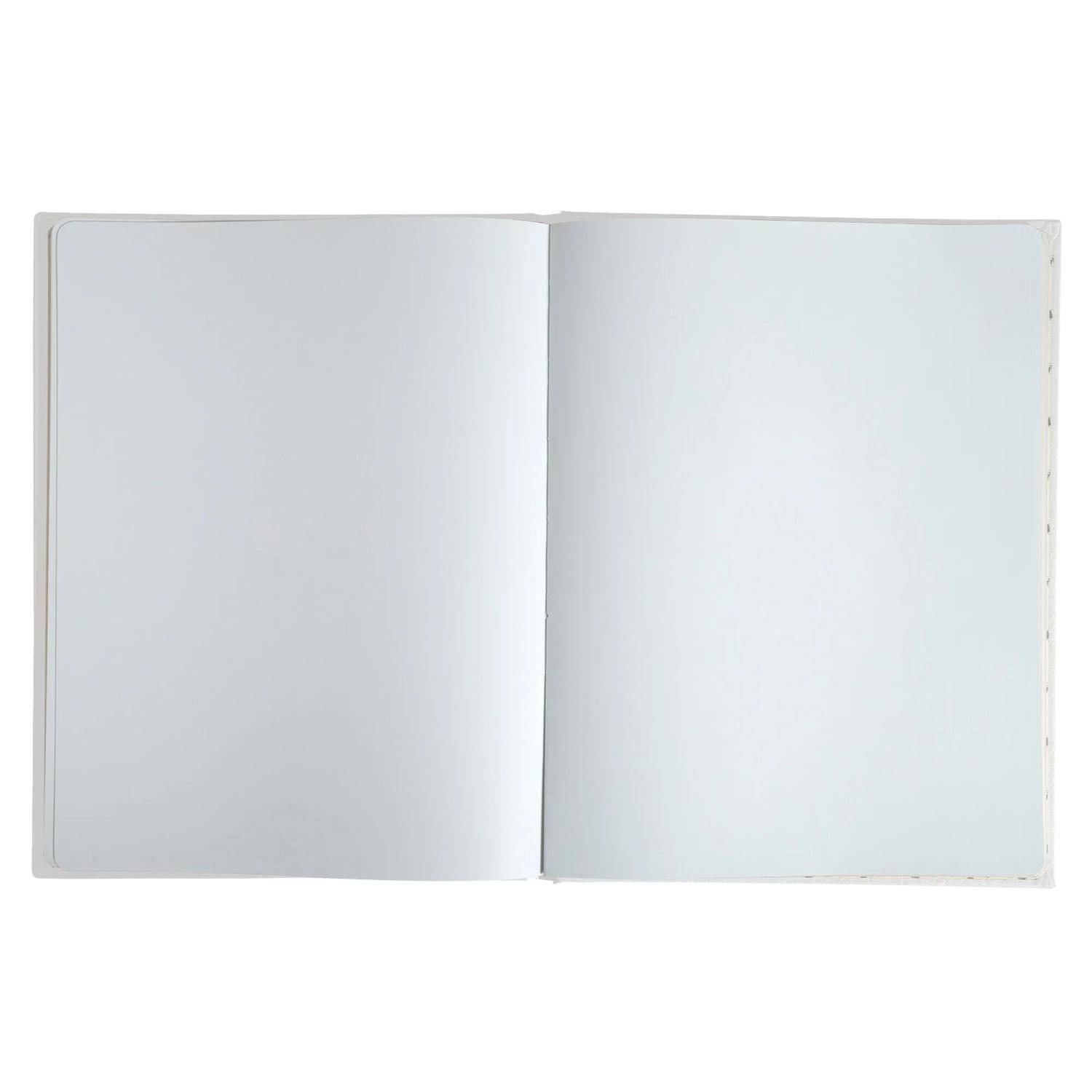 Exacompta Gästebuch 100Seiten/50 Bl Silberschnitt, 27x22 cm, Titan - Coco 47092E