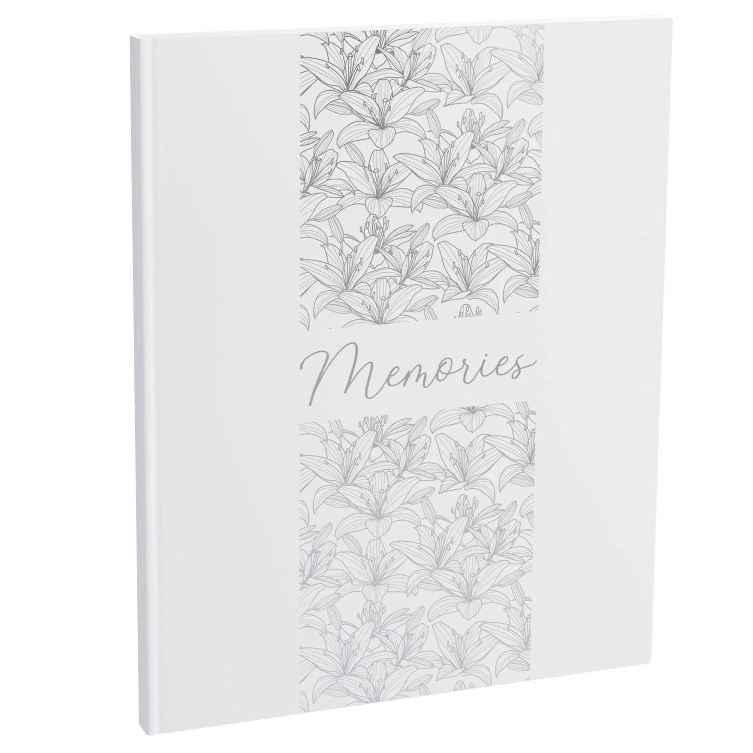 Exacompta Gästebuch 100Seiten/50 Bl Silberschnitt, 27x22 cm, Titan - Coco 47092E