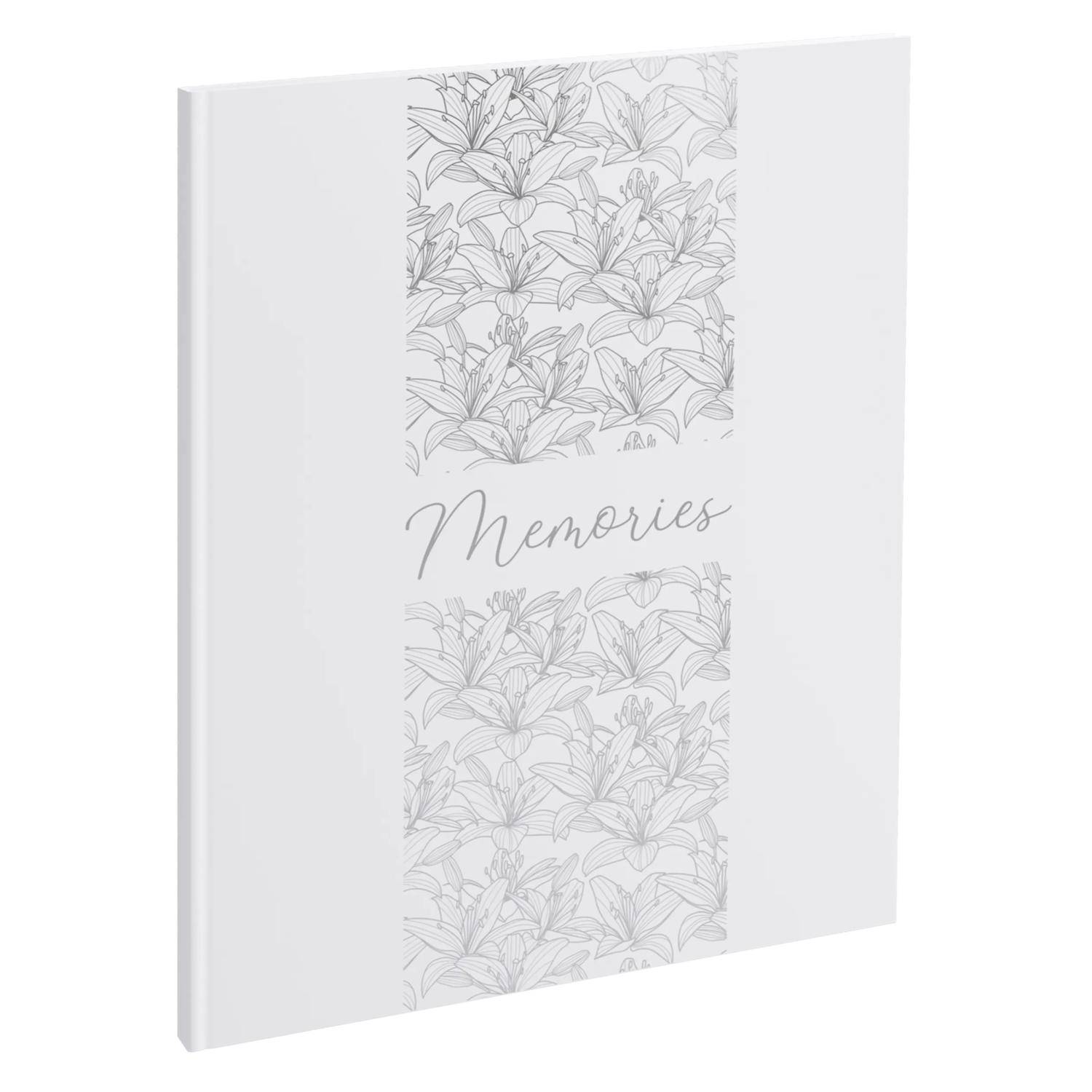 Exacompta Gästebuch 100Seiten/50 Bl Silberschnitt, 27x22 cm, Titan - Coco 47092E