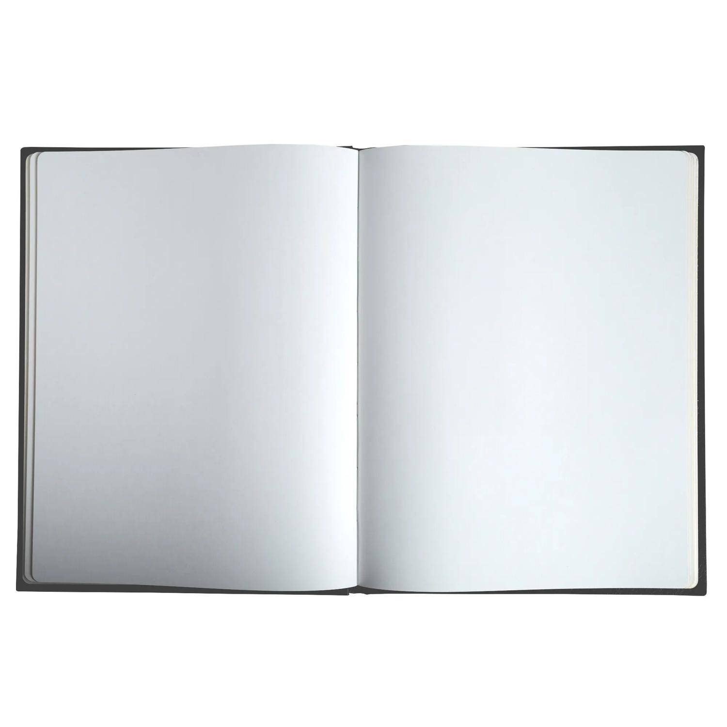 Exacompta Gästebuch 100Seiten/50 Bl Silberschnitt, 27x22 cm, - Schwarz 47093E