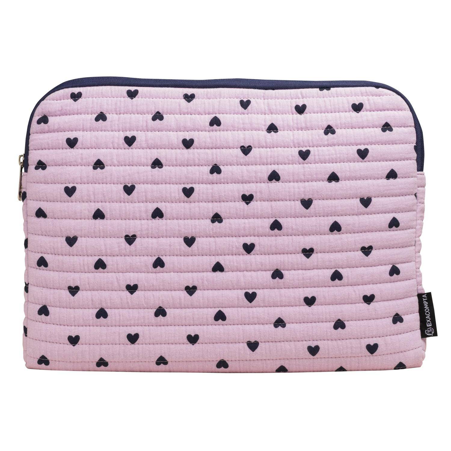 Exacompta Laptophülle 13-14'' Herzen - Malve 17264E