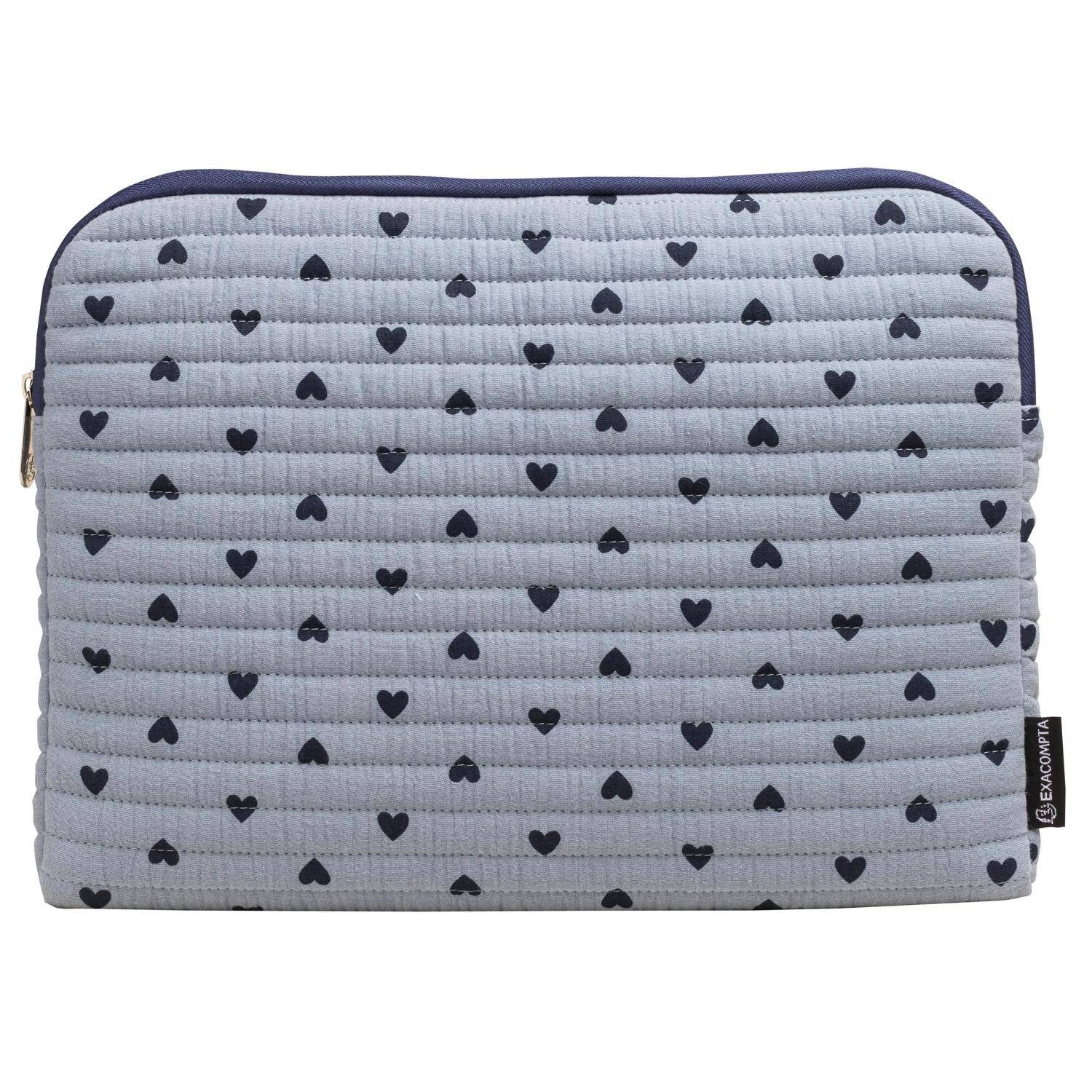 Exacompta Laptophülle 13-14'' Herzen - Blau 17266E