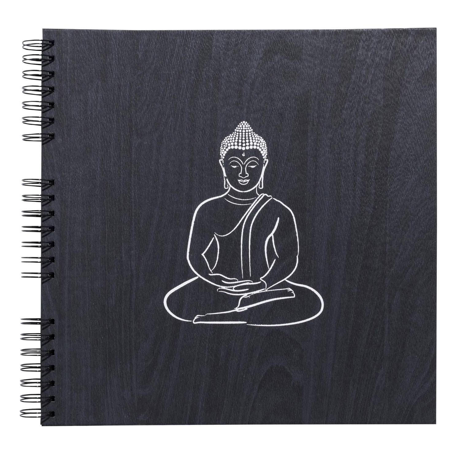 Exacompta Spiralfotoalbum 60 Seiten/30 Bl schwarz, 32x32 cm, - Ebenholz 15142E