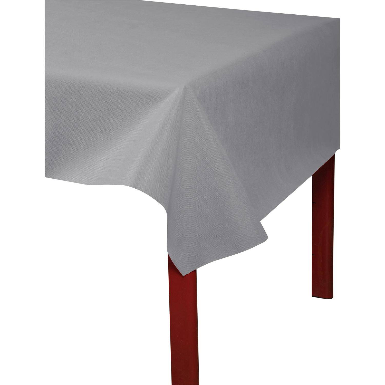 Pronappe 5x Tischdecke auf Rolle, Spunbond, reißfest 6x1,20m Grau RS021630I