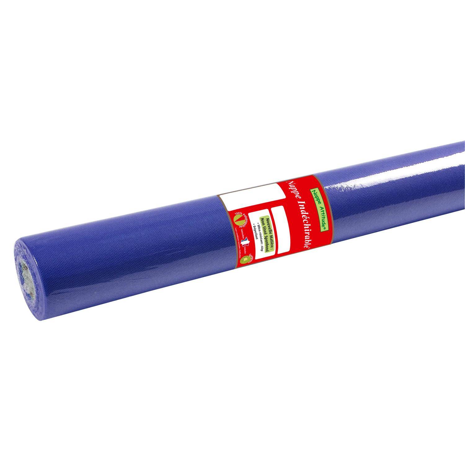 Pronappe 5x Tischdecke Rolle, Spunbond, reißfest 6x1,20m Marineblau RS021646I