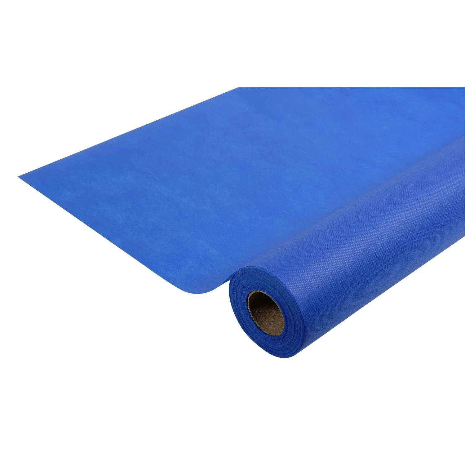 Pronappe 5x Tischdecke Rolle, Spunbond, reißfest 6x1,20m Marineblau RS021646I