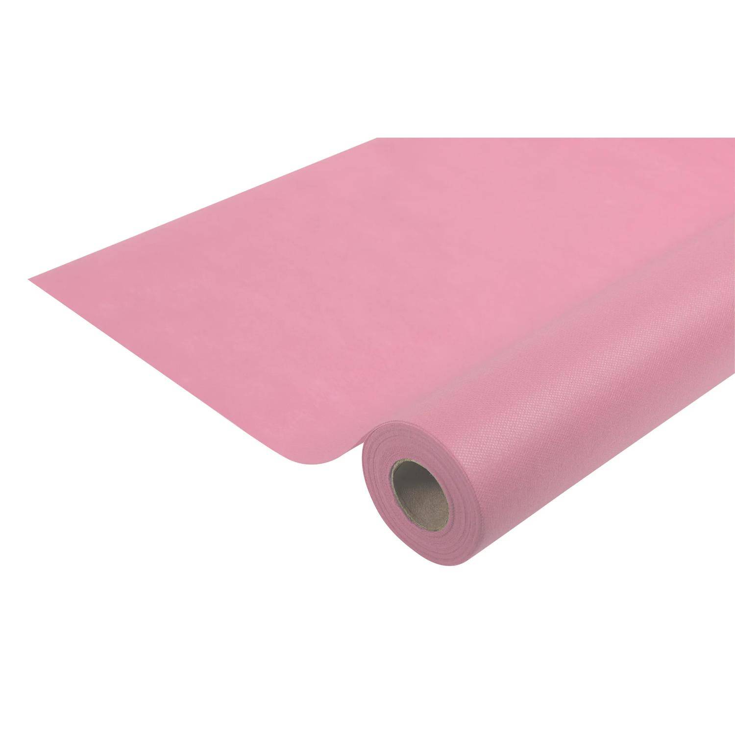 Pronappe 5x Tischdecke Rolle, Spunbond, reißfest 6x1,20m Puderrosa RS021651I