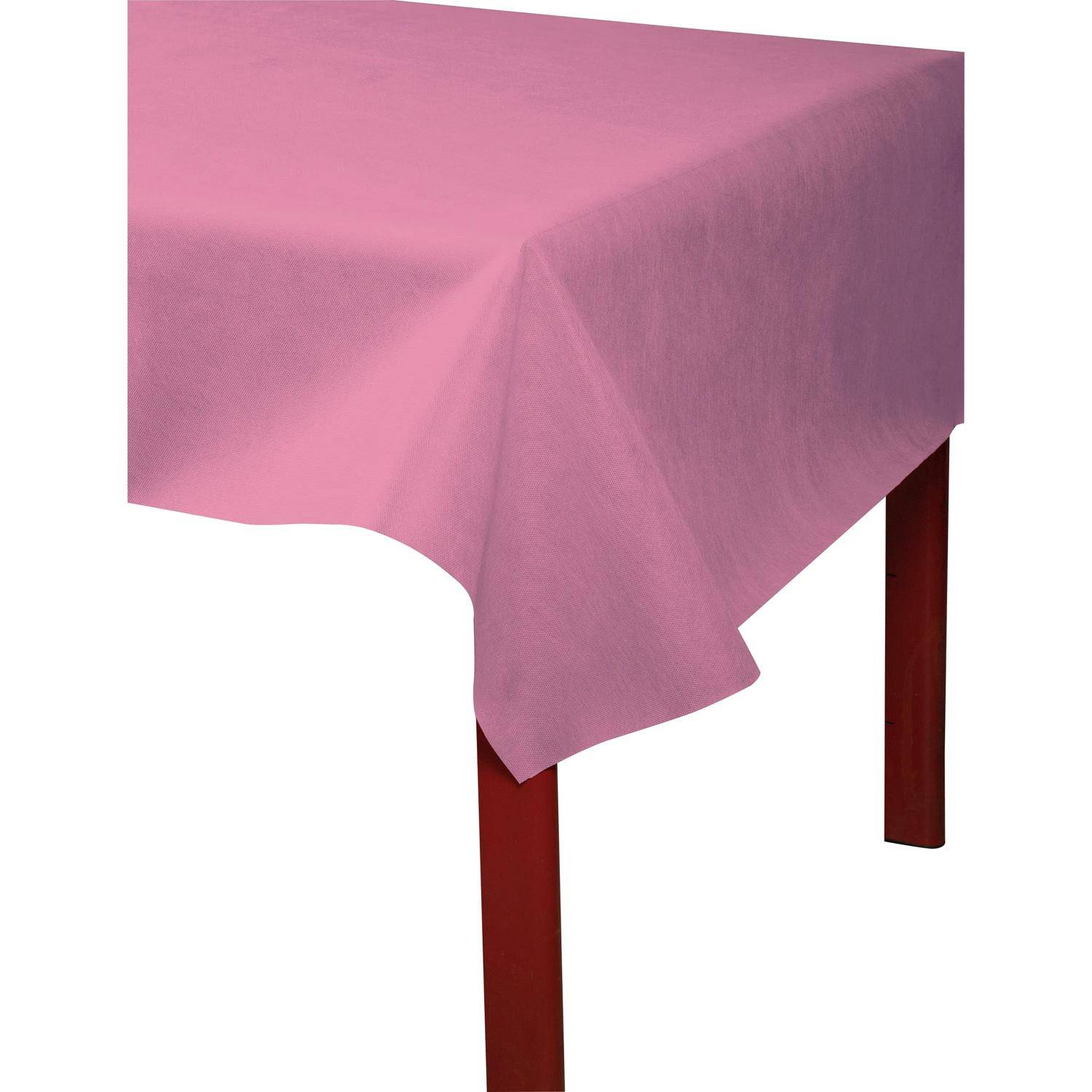 Pronappe 5x Tischdecke Rolle, Spunbond, reißfest 6x1,20m Puderrosa RS021651I