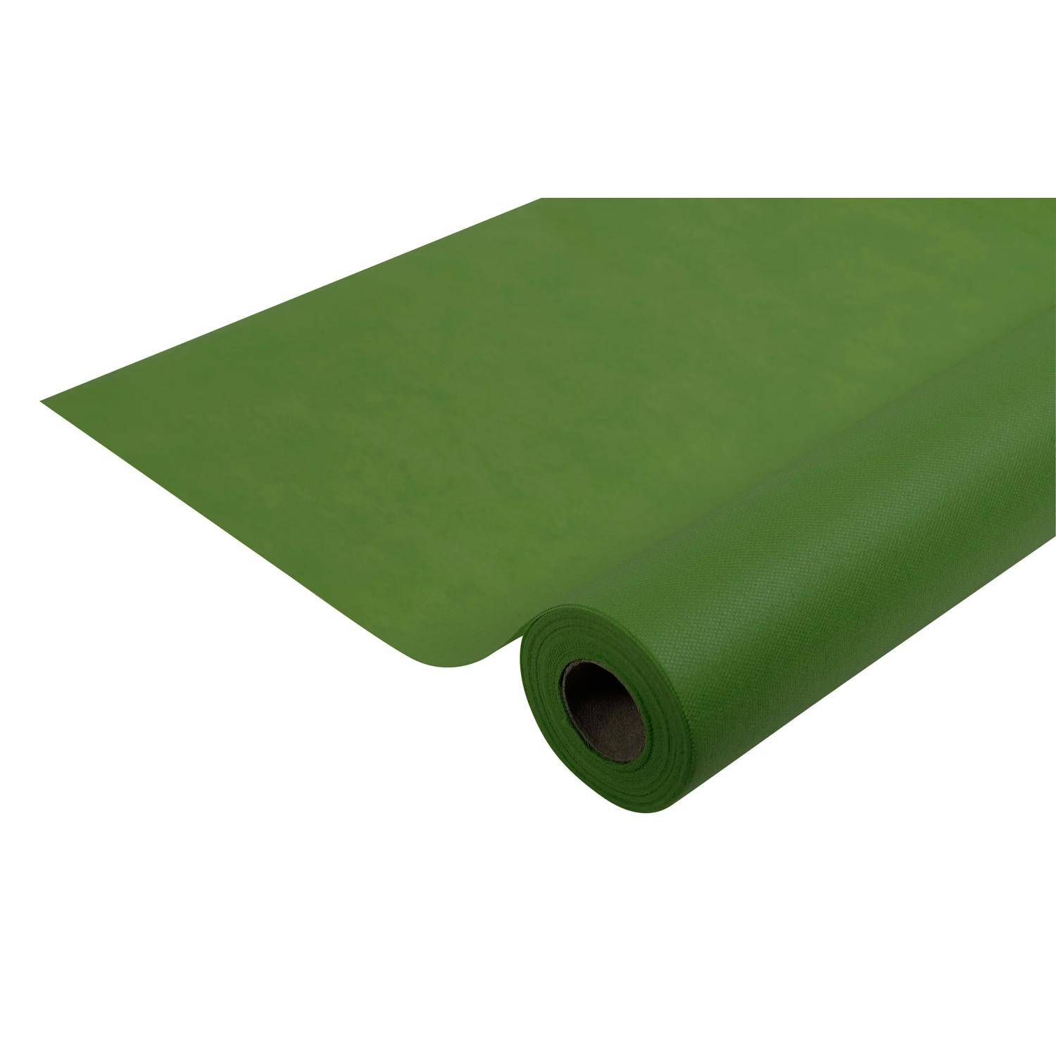 Pronappe 5x Tischdecke Rolle, Spunbond, reißfest 6x1,20m Olivgrün RS021657I