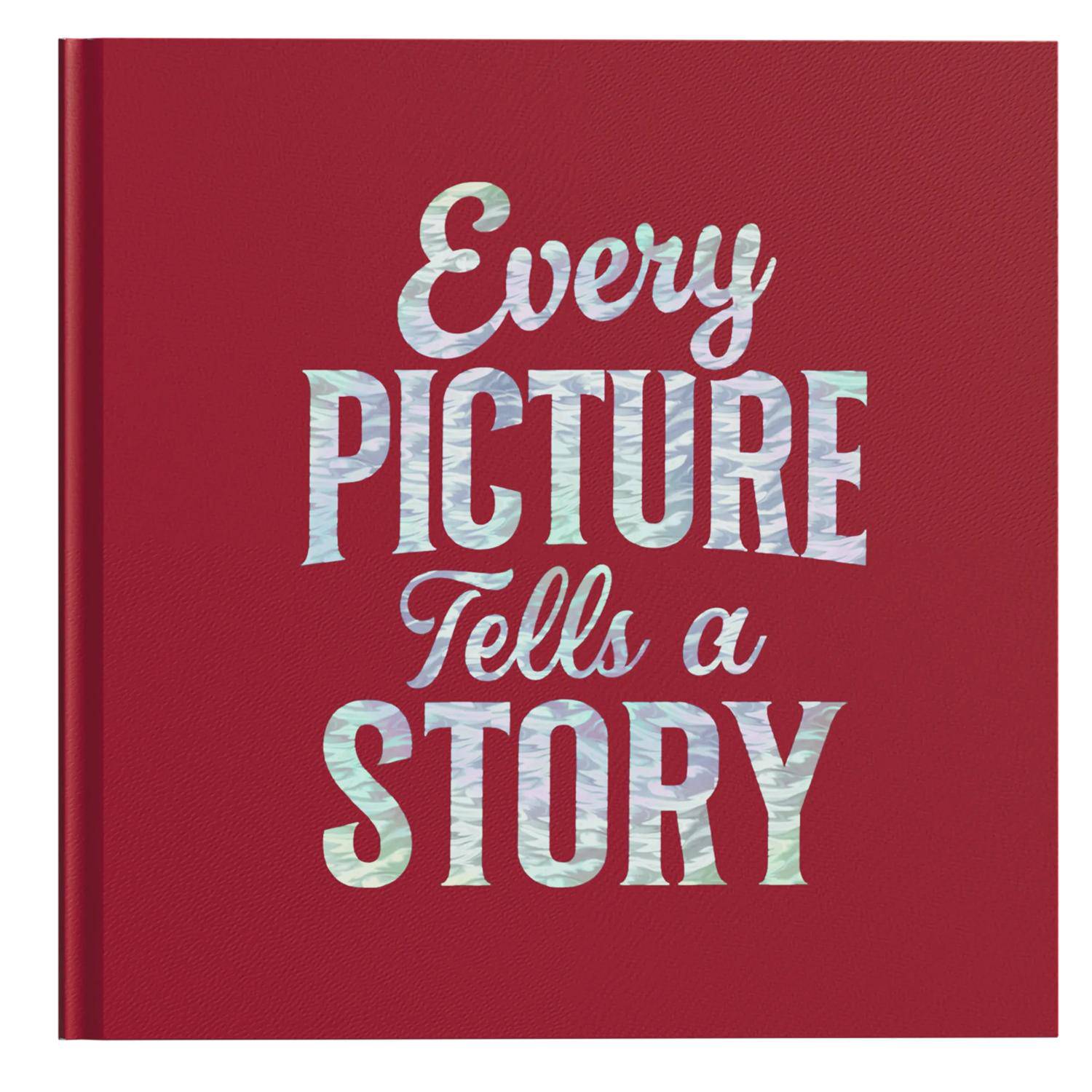 Exacompta Fotoalbum 30 Seiten/15 Blatt schwarz, 25x25 cm, Letter - Rot 16591E