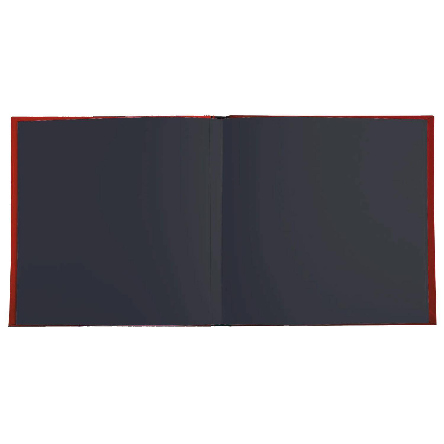 Exacompta Fotoalbum 30 Seiten/15 Blatt schwarz, 25x25 cm, Letter - Rot 16591E