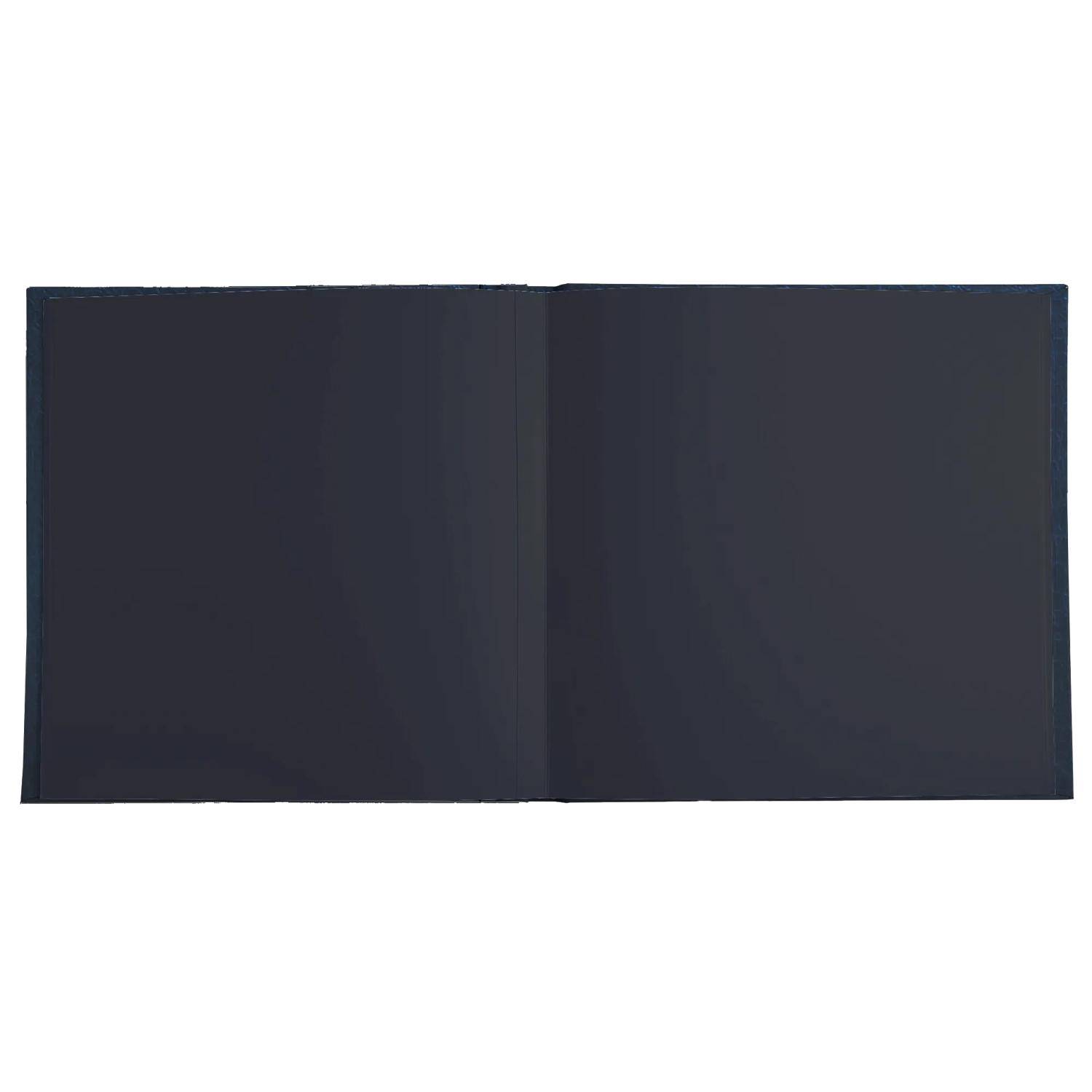 Exacompta Fotoalbum 30 Seiten/15 Blatt schwarz, 25x25 cm, Letter - Blau 16592E
