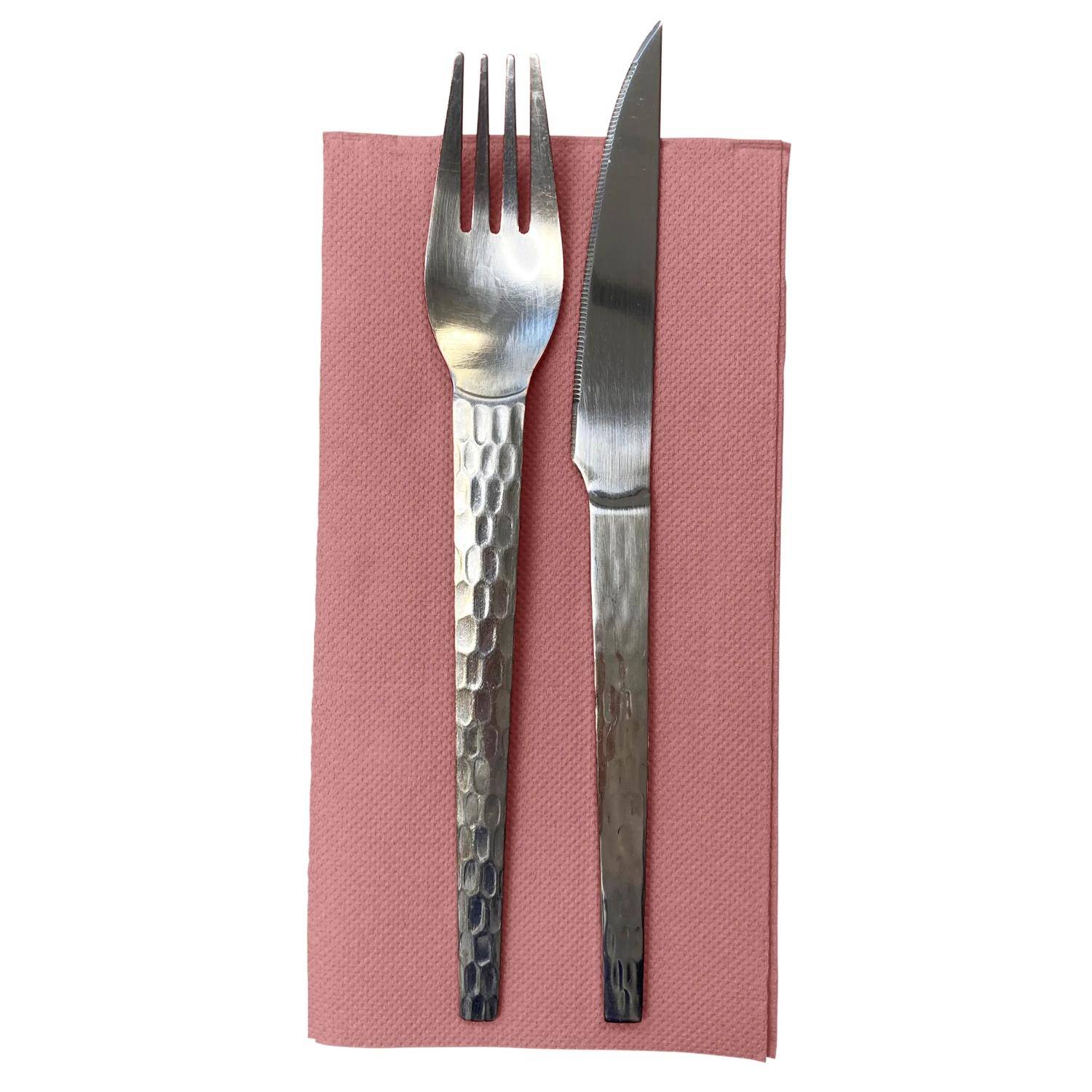 Pronappe 30x Tissue-Servietten 40St 1/8 Kopffalz, 38x38 cm Altrosa SV623903I