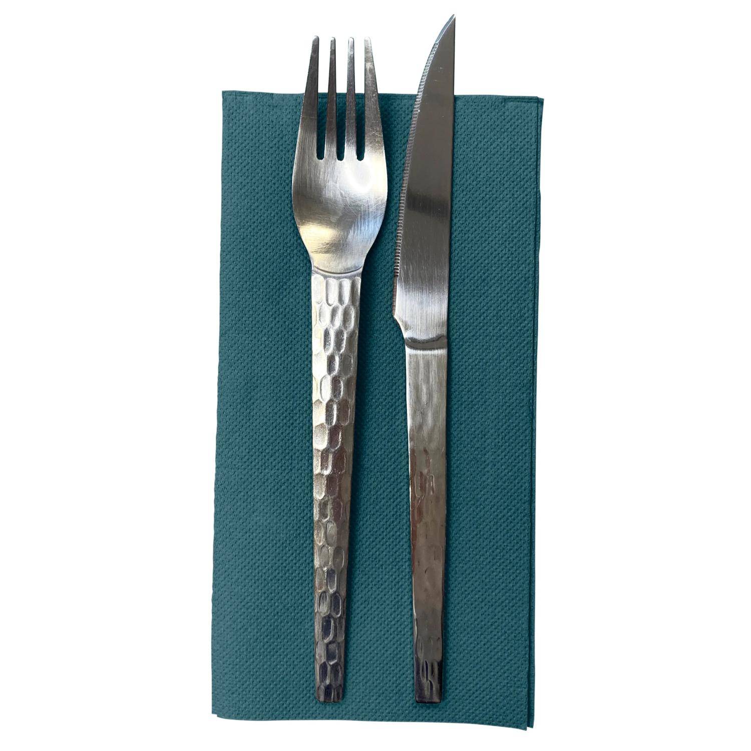 Pronappe 30x Tissue-Servietten 40St 1/8 Kopffalz, 38x38 cm Pazifikblau SV623904I