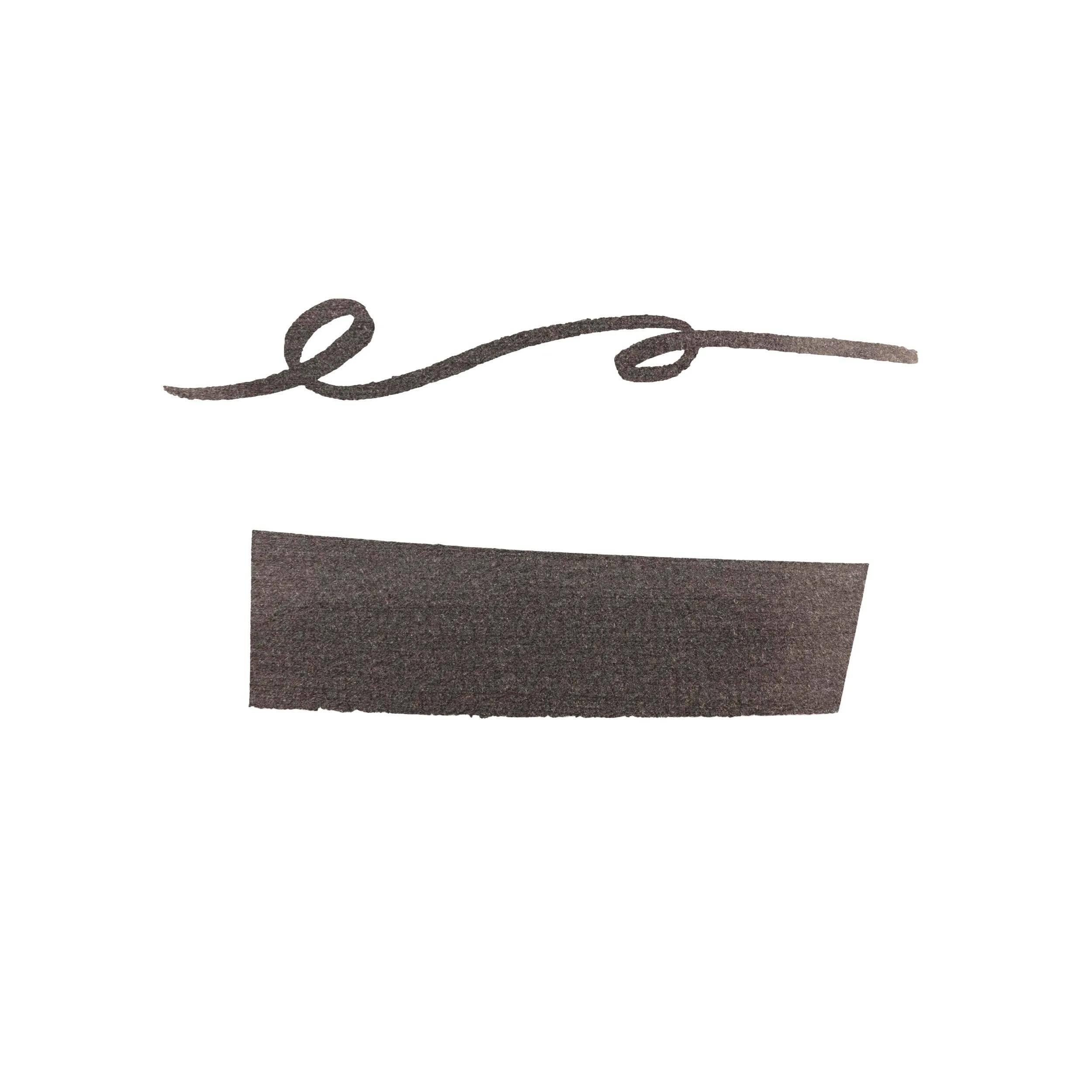 Jacques Herbin 6x Schreibtinten, Flakon 10ml - Schwarz 11899T