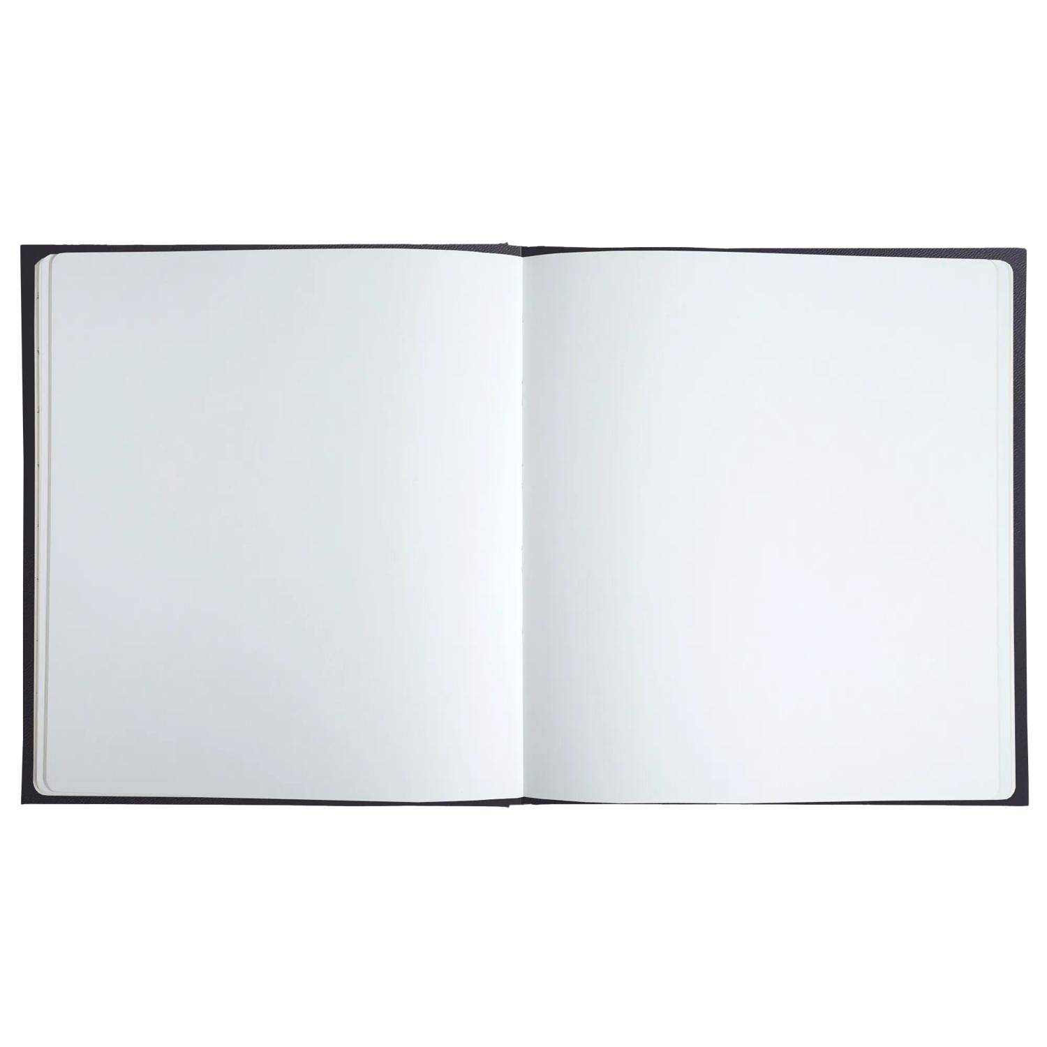 Exacompta Gästebuch 140 Seiten/70 Bl Silberschnitt, 21x19 cm, Letter - Blau 392E