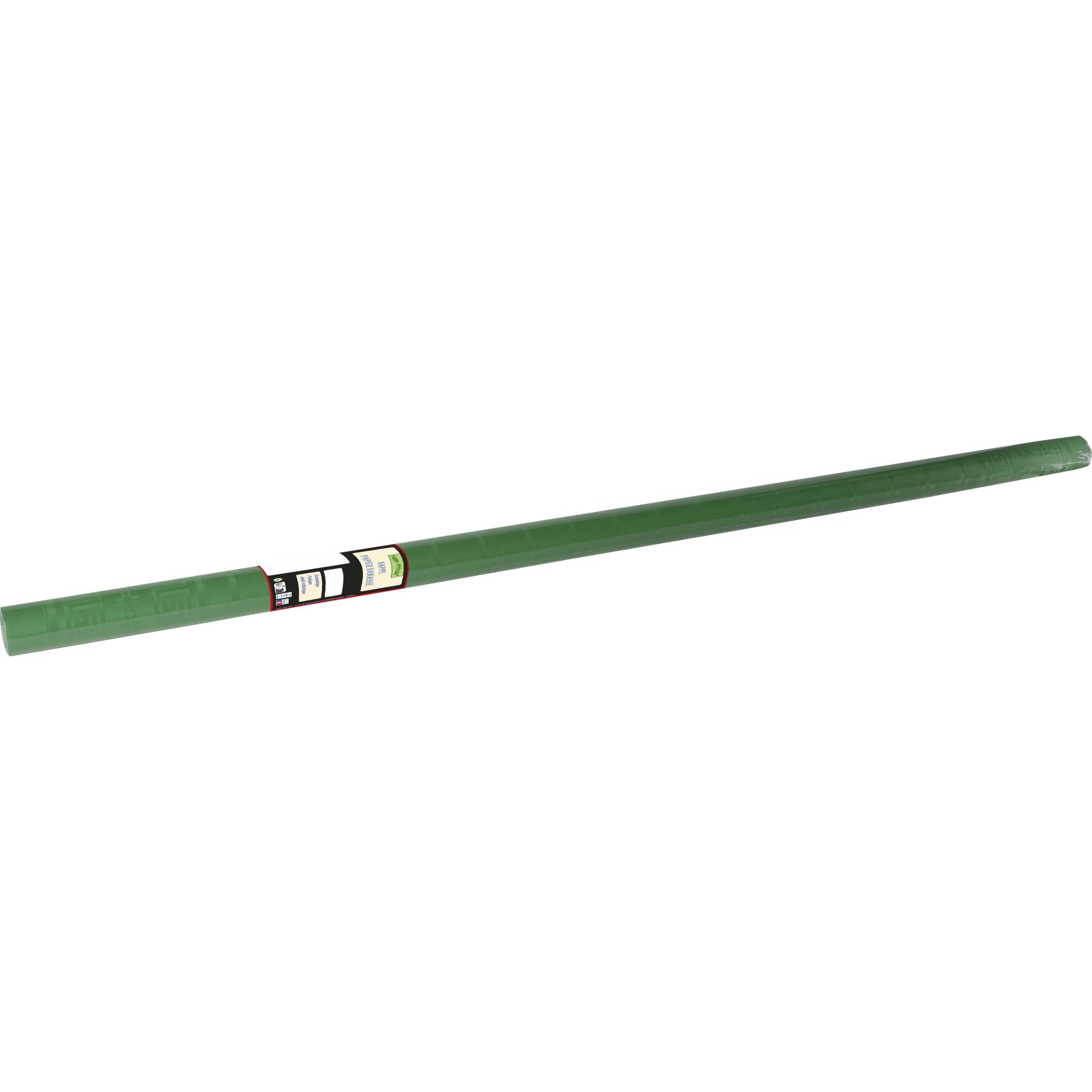 Pronappe 12x Papiertischdecke Rolle Damastprägung 6x1,18m - Tannengrün RD260618I
