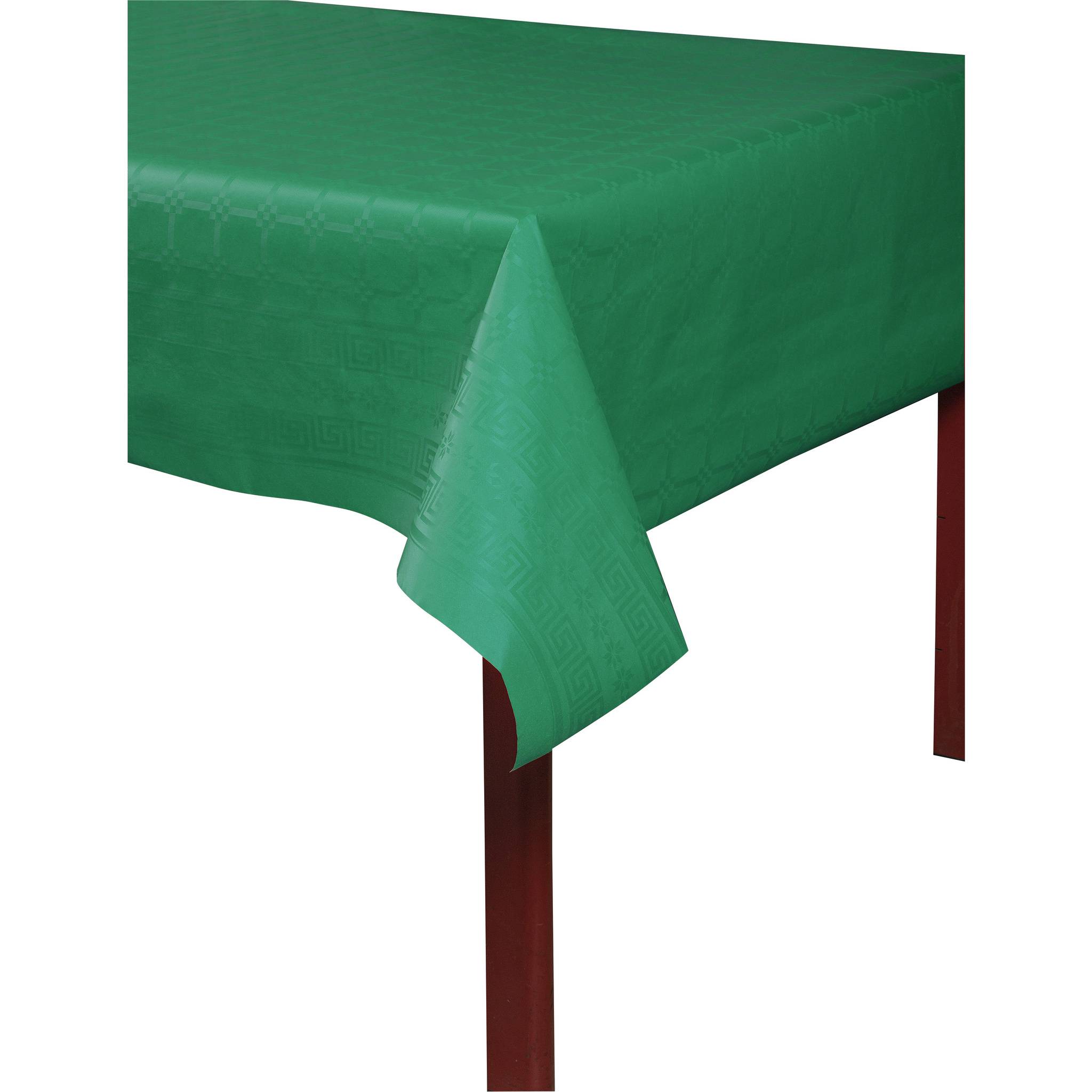 Pronappe 12x Papiertischdecke Rolle Damastprägung 6x1,18m - Tannengrün RD260618I
