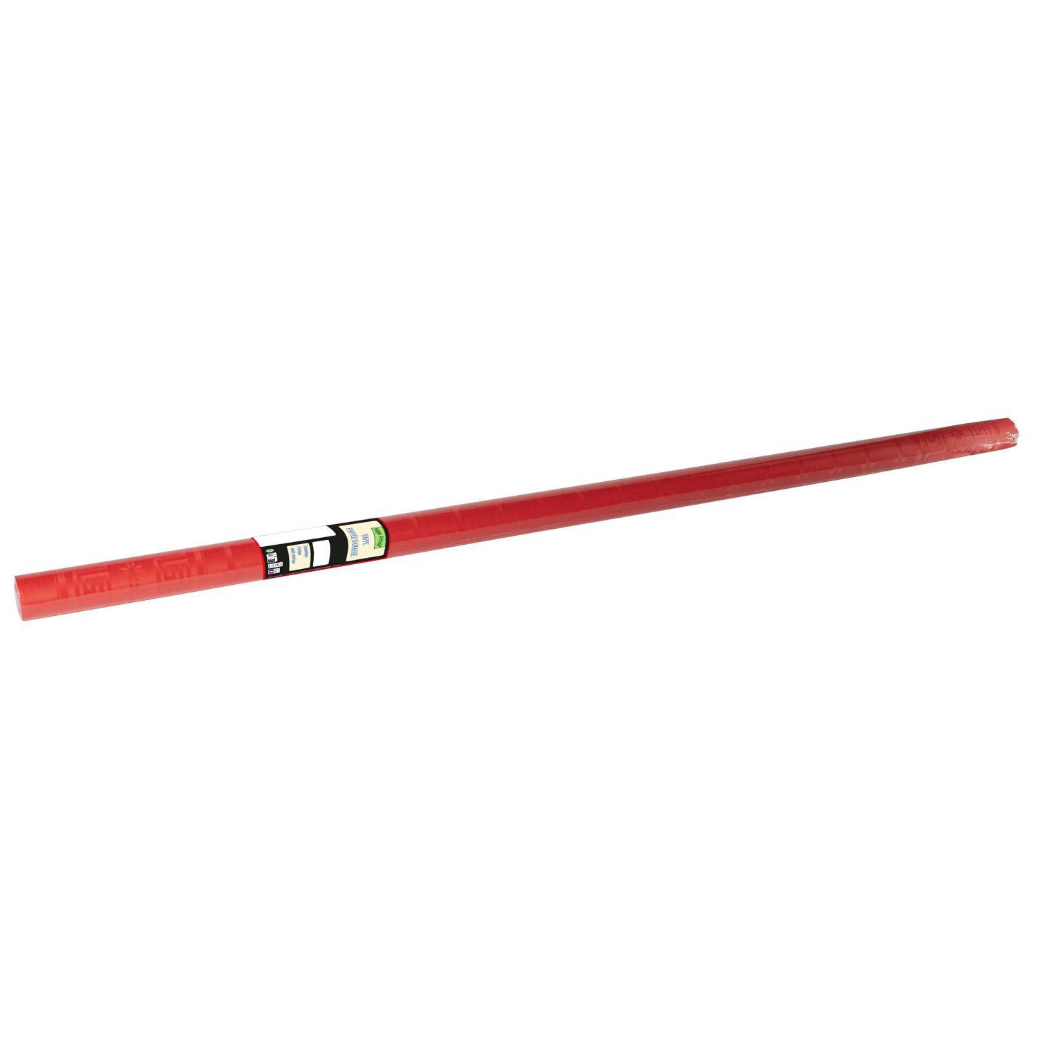 Pronappe 12x Papiertischdecke Rolle Damastprägung - 6x1,18m - Rot RD260621I